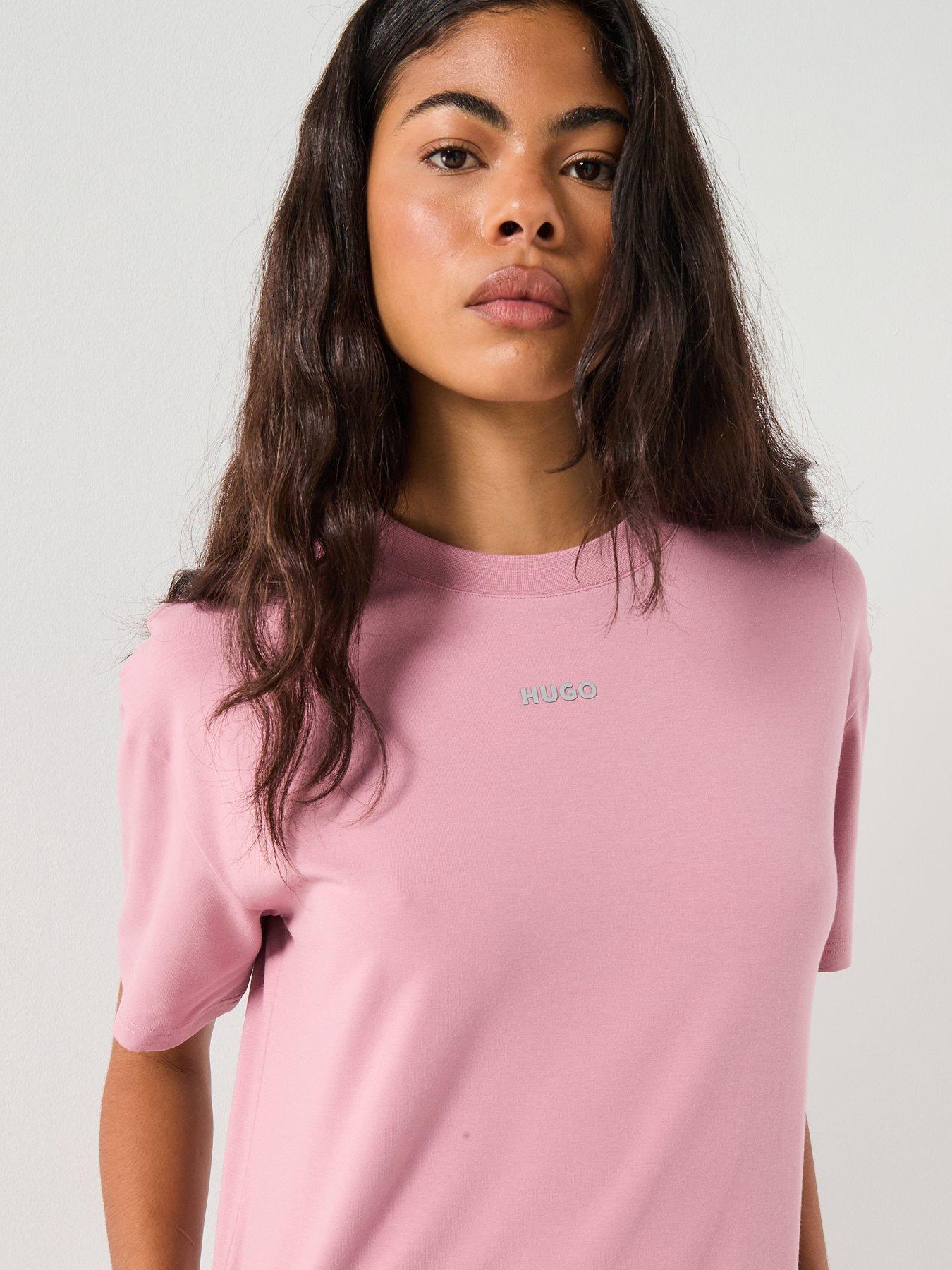 Image 4 of 5 of HUGO Loungewear T-Shirt - Pink