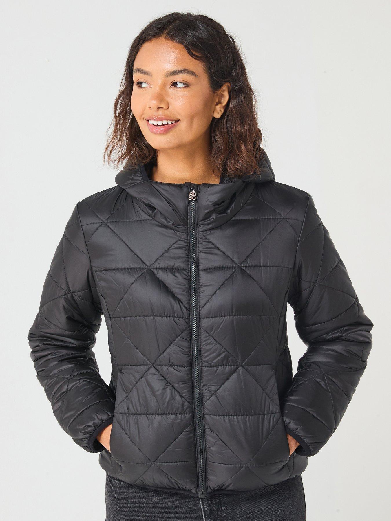 undefined Hooded Windbreaker Jacket - Black