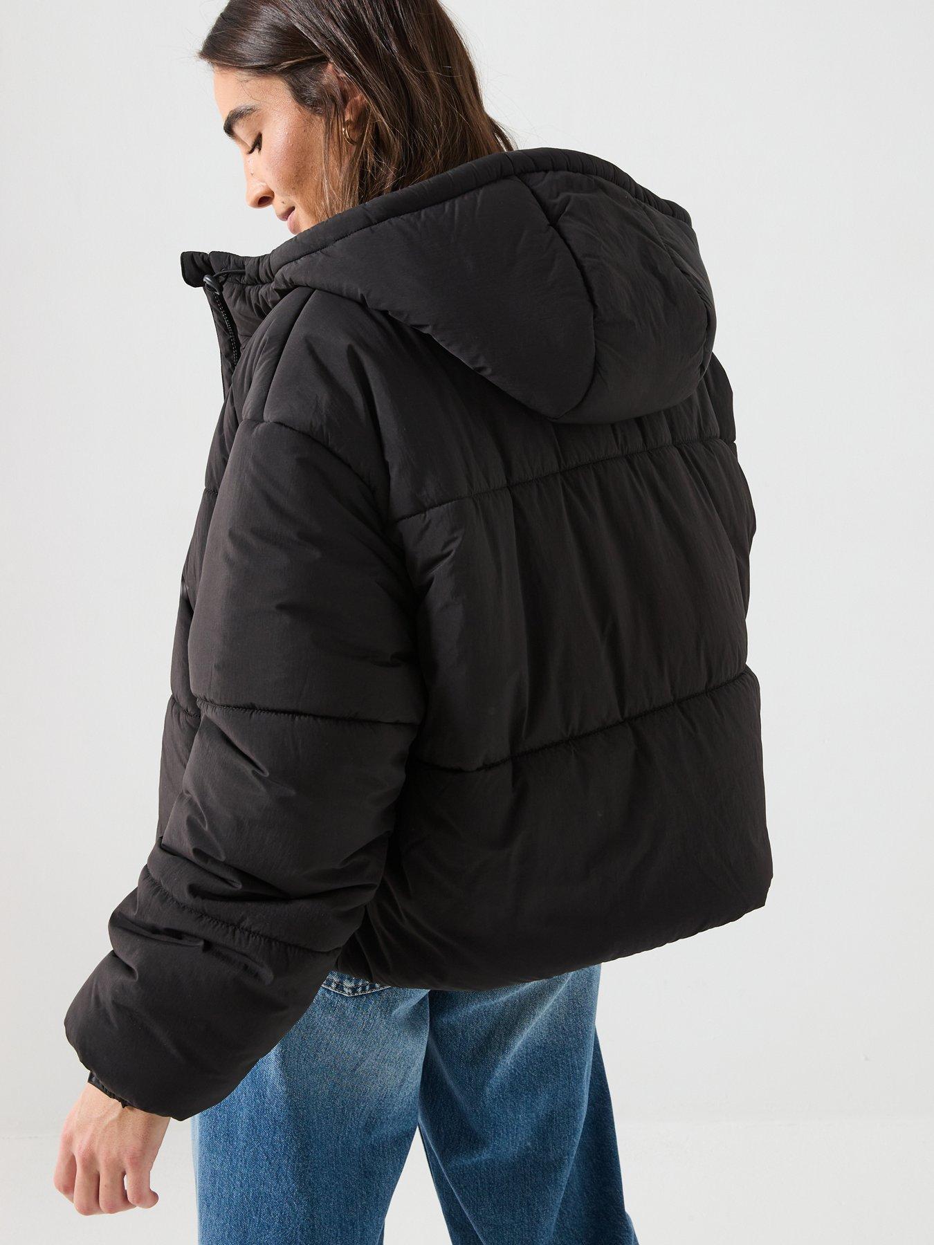  image of hugo-freya-coat-black