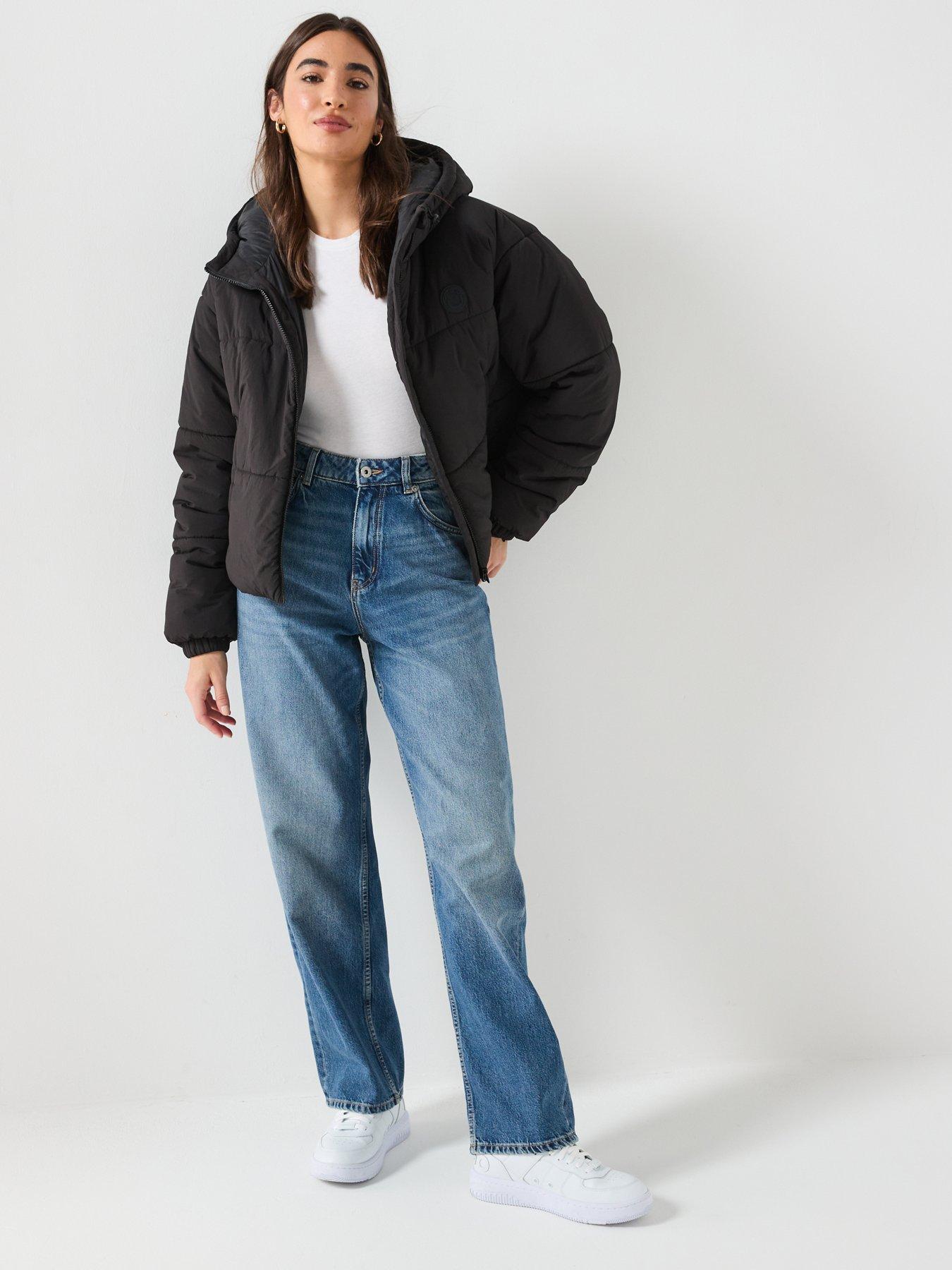  image of hugo-freya-coat-black