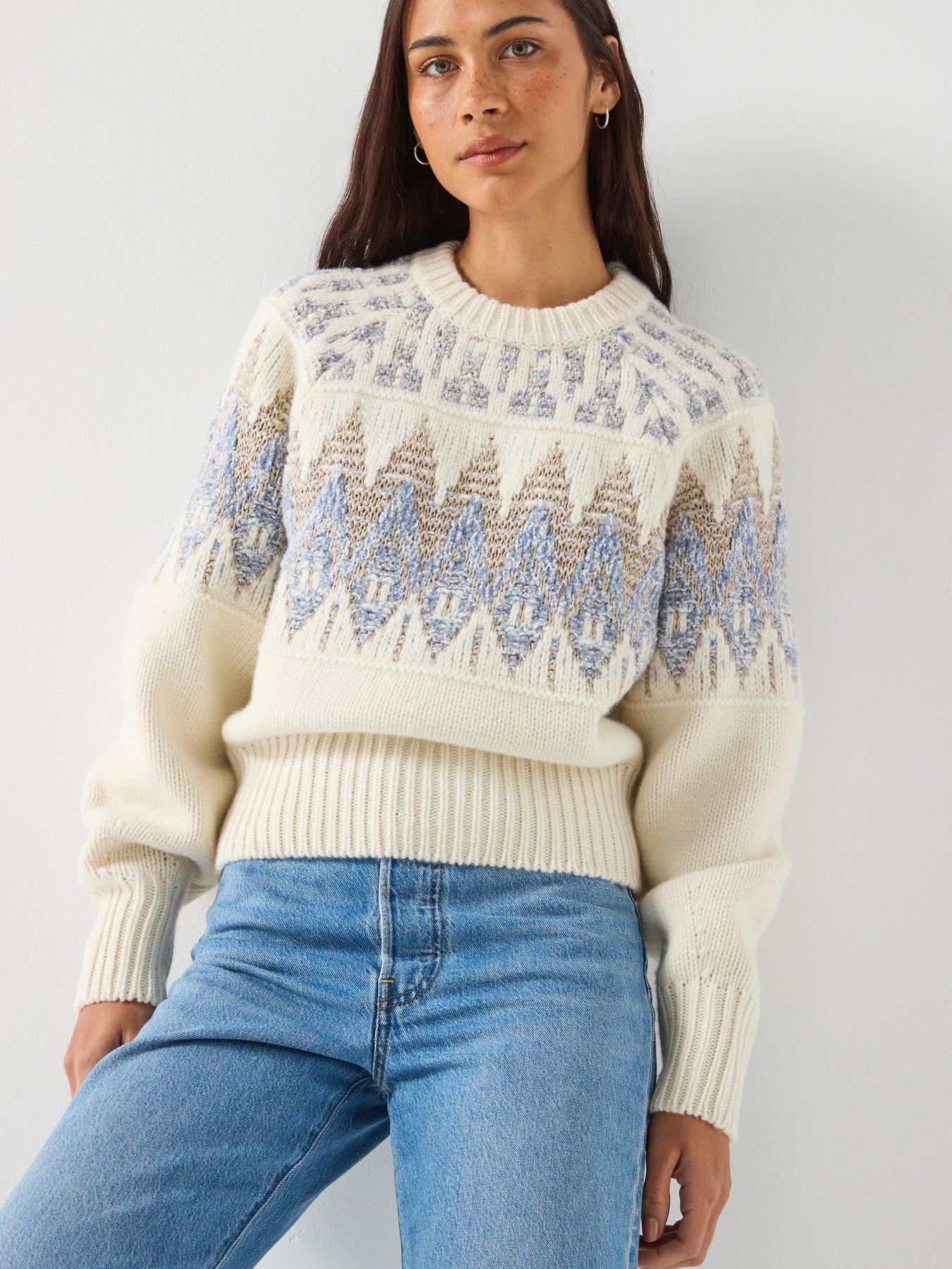 Image 1 of 6 of BOSS Farombo Knitted Jumper - Multi