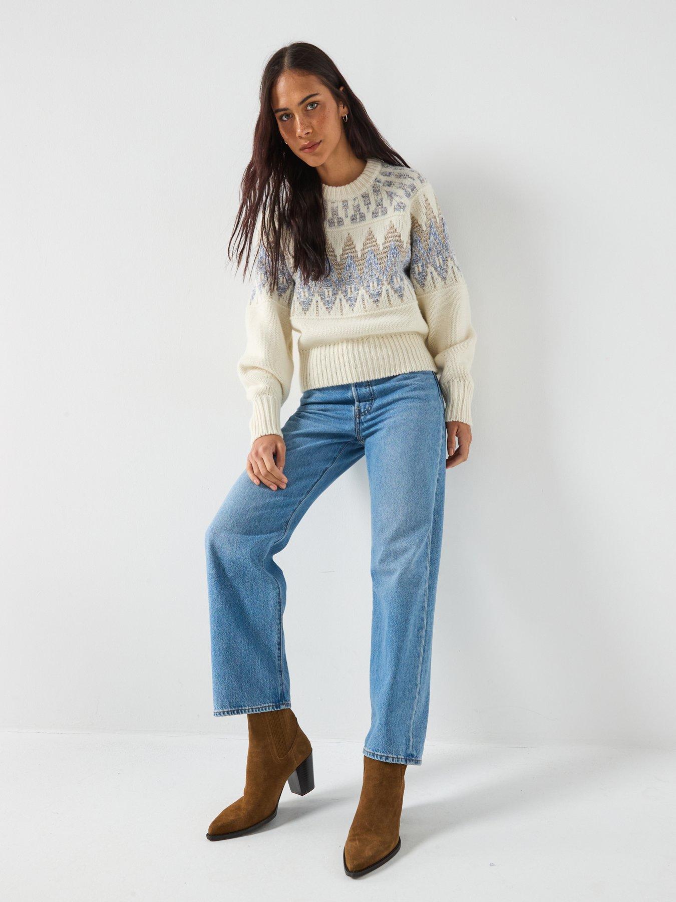 Image 3 of 6 of BOSS Farombo Knitted Jumper - Multi