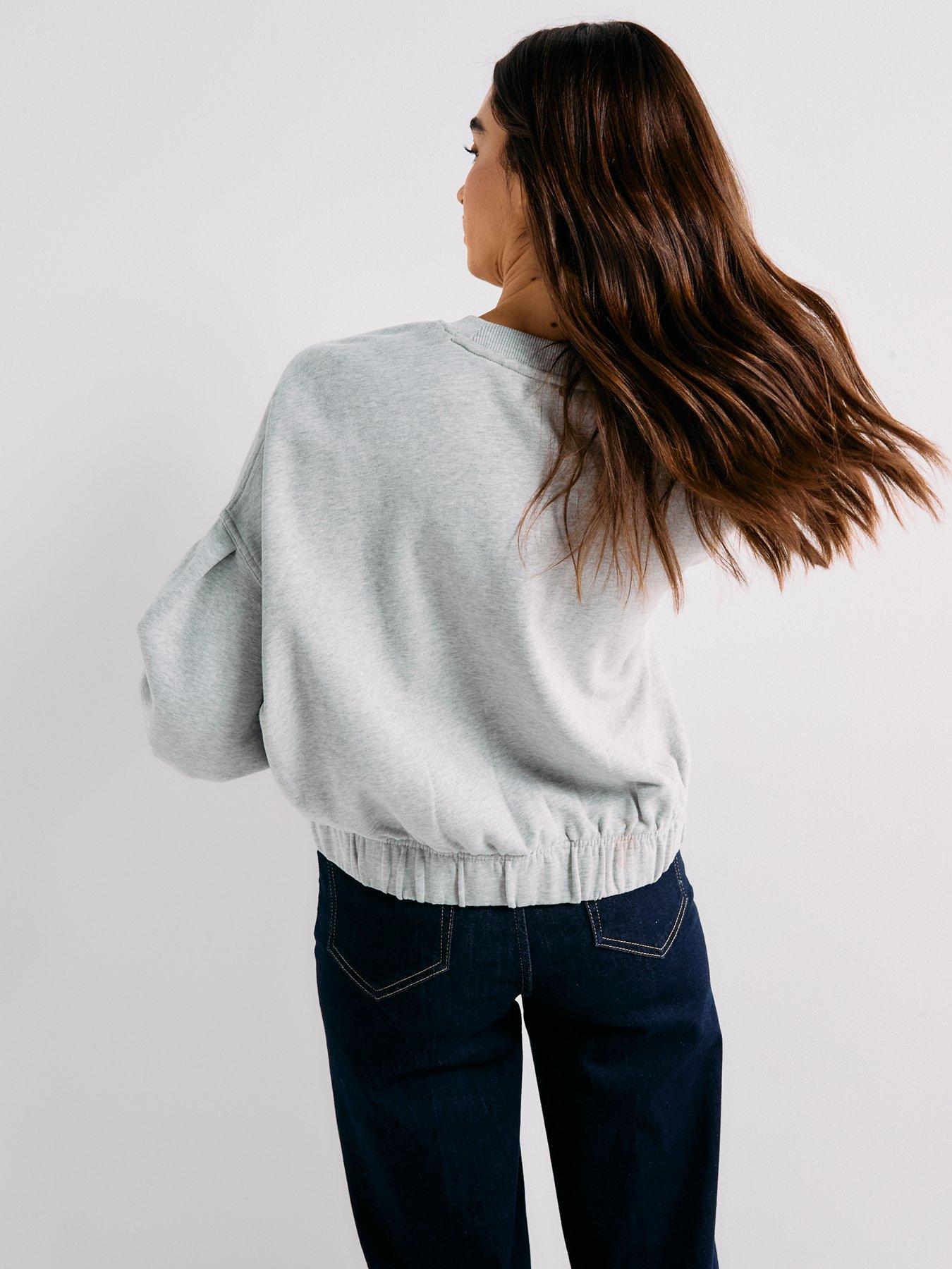 Image 2 of 6 of BOSS Easton Crew Sweatshirt - Grey