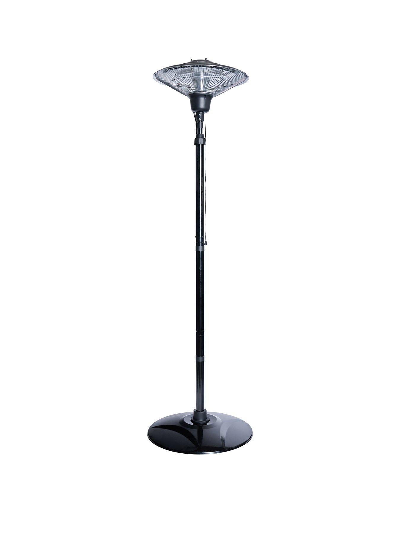 Image 3 of 6 of Radiant Coral 1500w FS Carbon Elem Patio Heater Silver