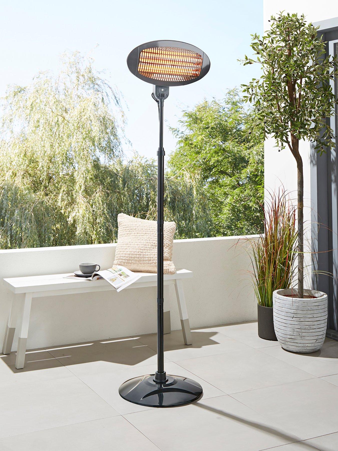 Image 1 of 4 of Radiant Opal 2000w max FS Carbon Elem Patio Heater Black