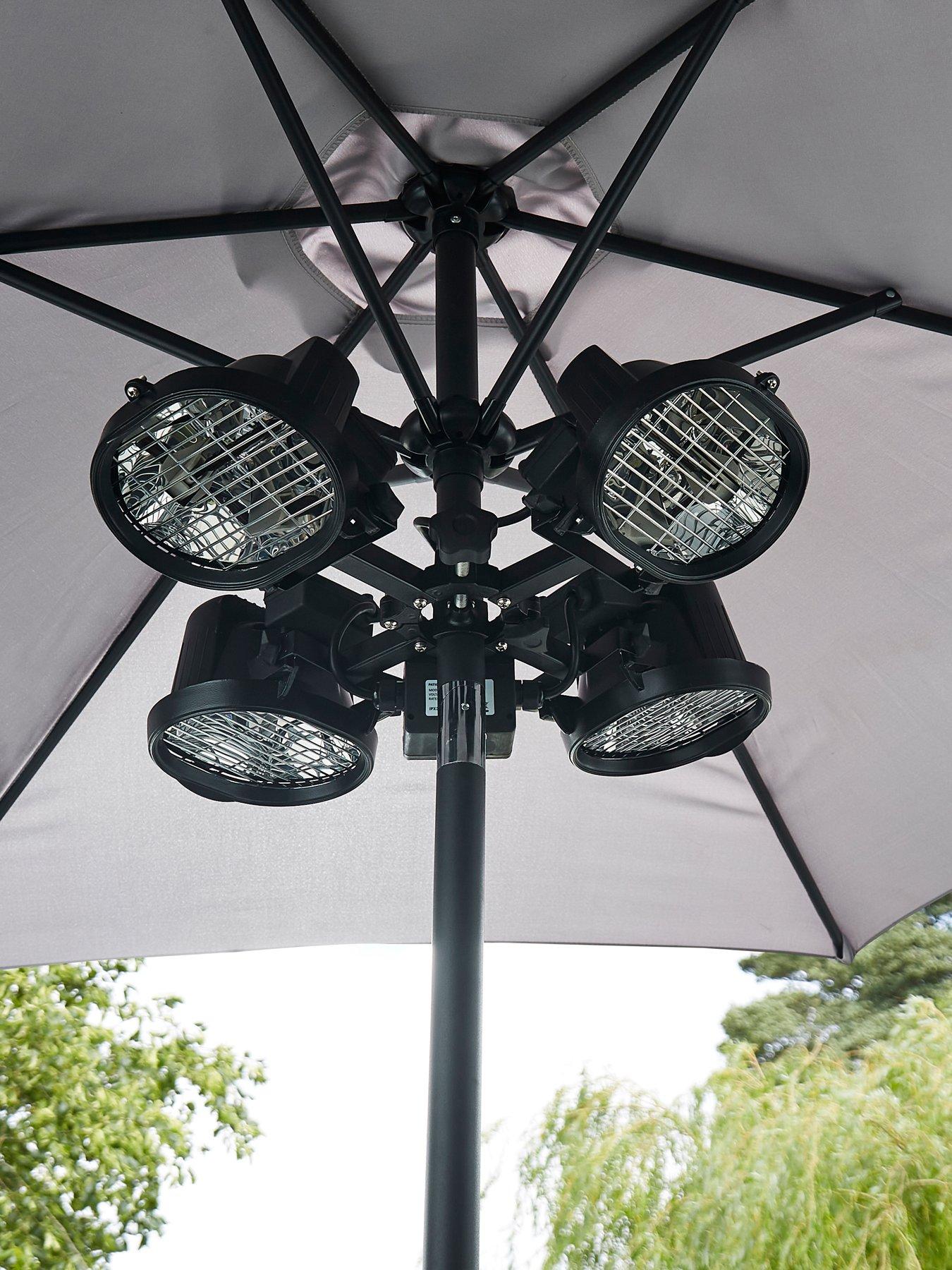 Image 6 of 6 of Radiant Ruby 4x450W Alum D/C Parasol Heater