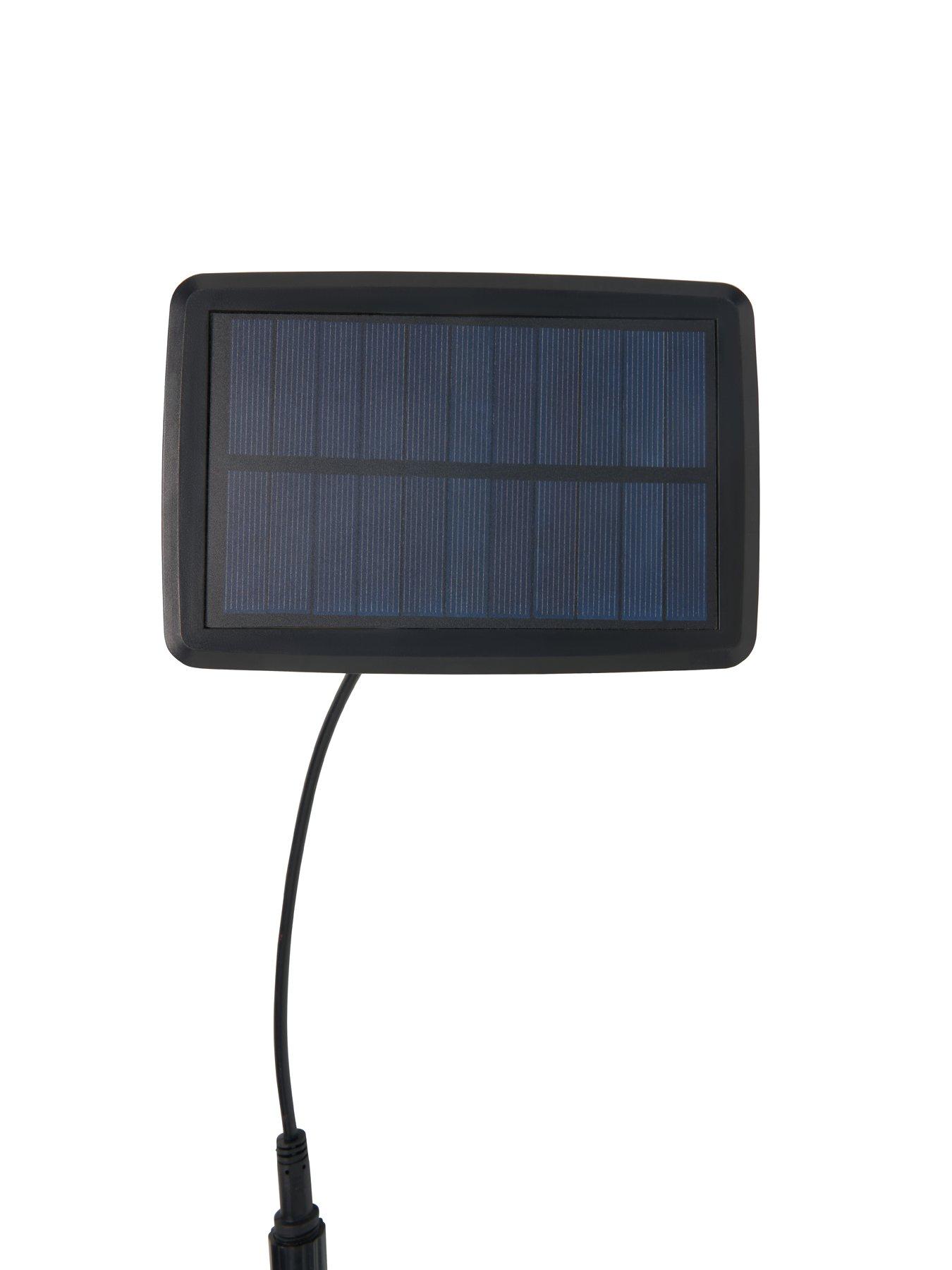 Image 5 of 6 of Wye IP44 Solar 10lt Festoon w 0.5w E27 Lamps Black - 10m overall length