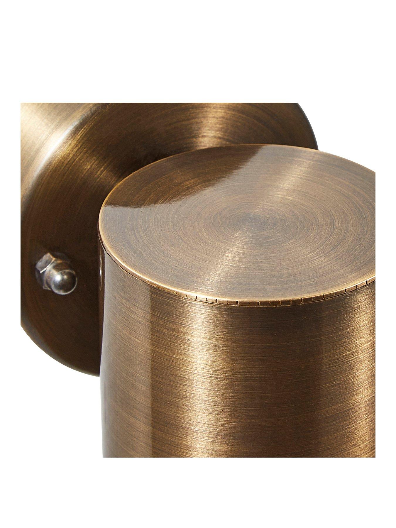  image of zinc-brac-solid-brass-1lt-up-or-down-gu10-wl-bronze