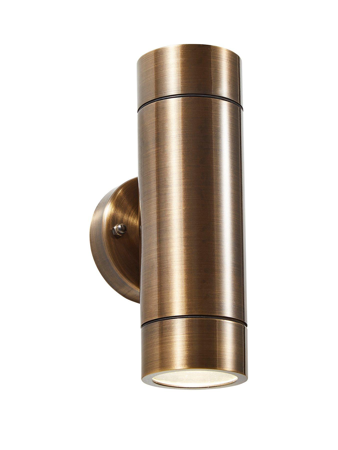 Image 2 of 5 of Zinc Brac Solid Brass 2lt Up &amp; Down GU10 WL Bronze