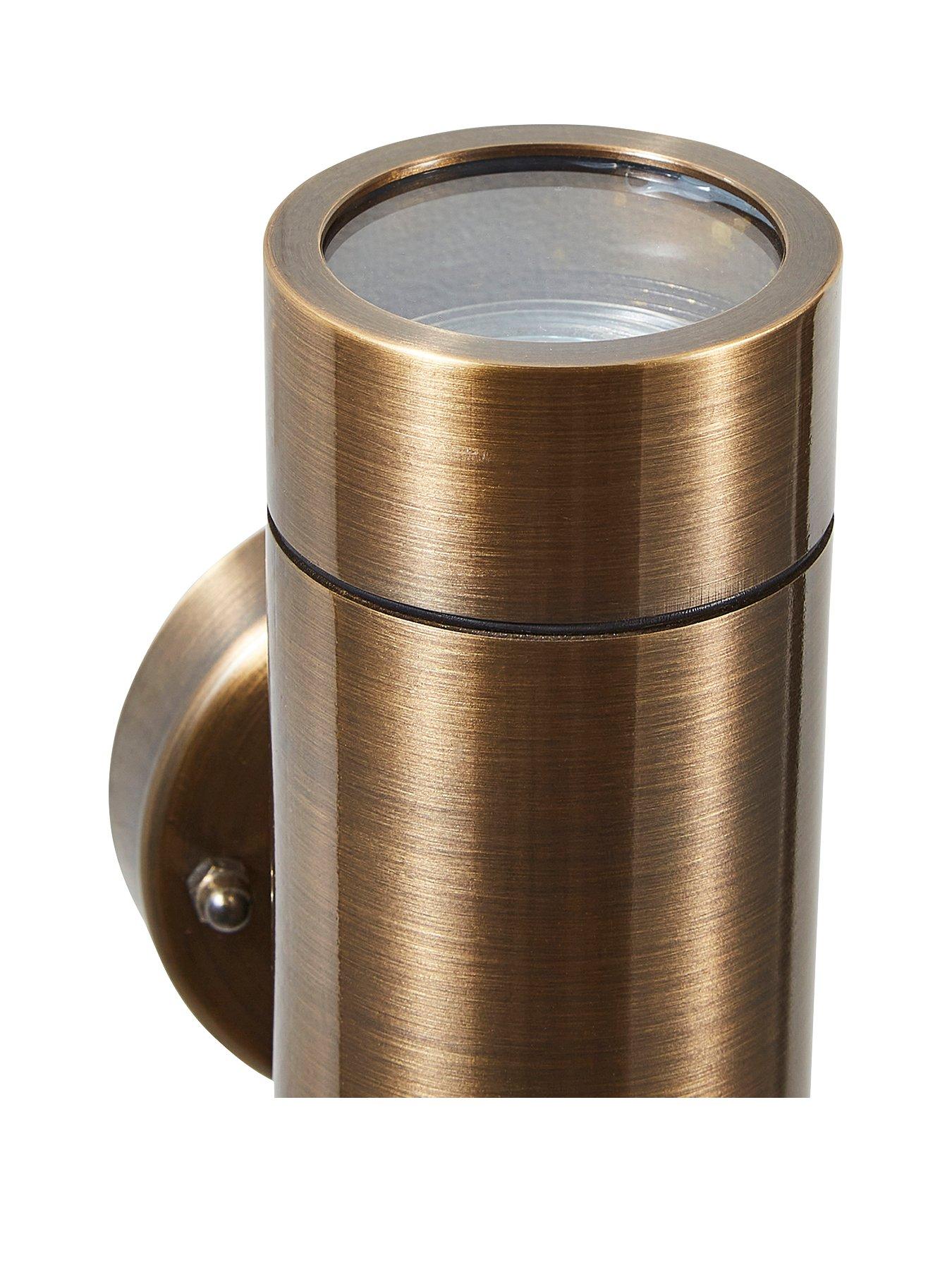 Image 3 of 5 of Zinc Brac Solid Brass 2lt Up &amp; Down GU10 WL Bronze