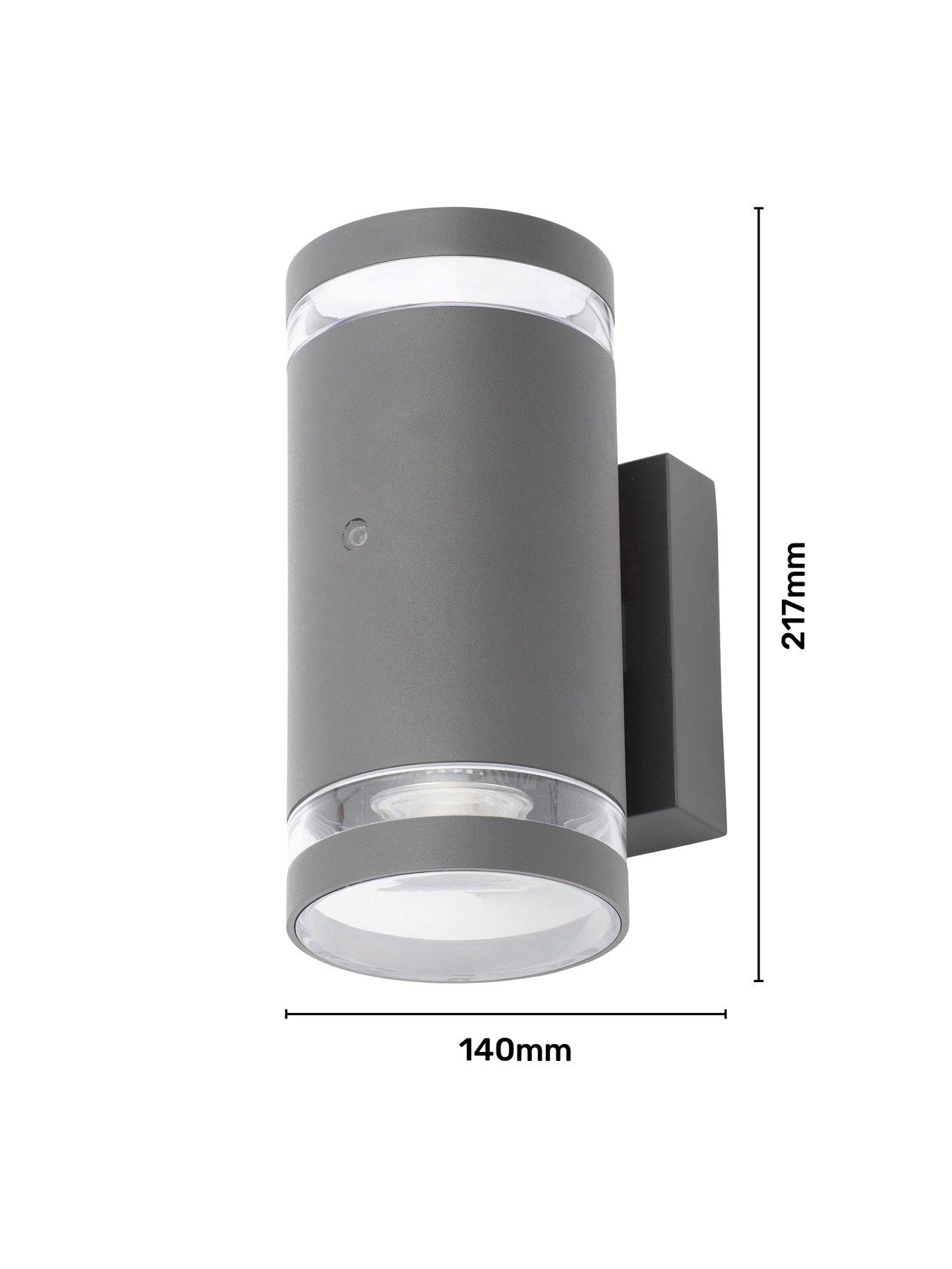  image of zinc-lens-2lt-wall-w-photocell-gu10-anth