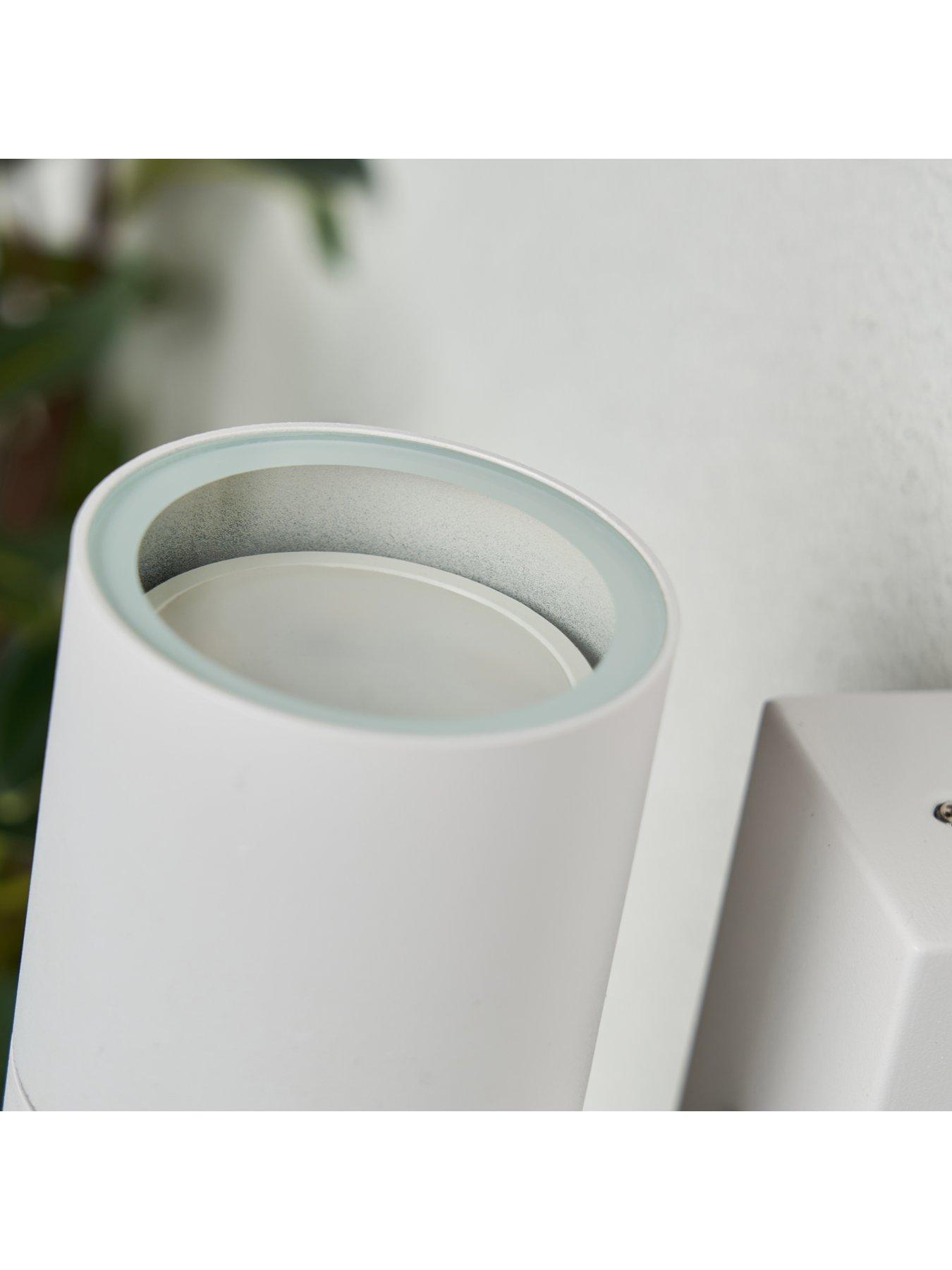 Image 6 of 7 of Leto IP65 2lt GU10 Wall light White