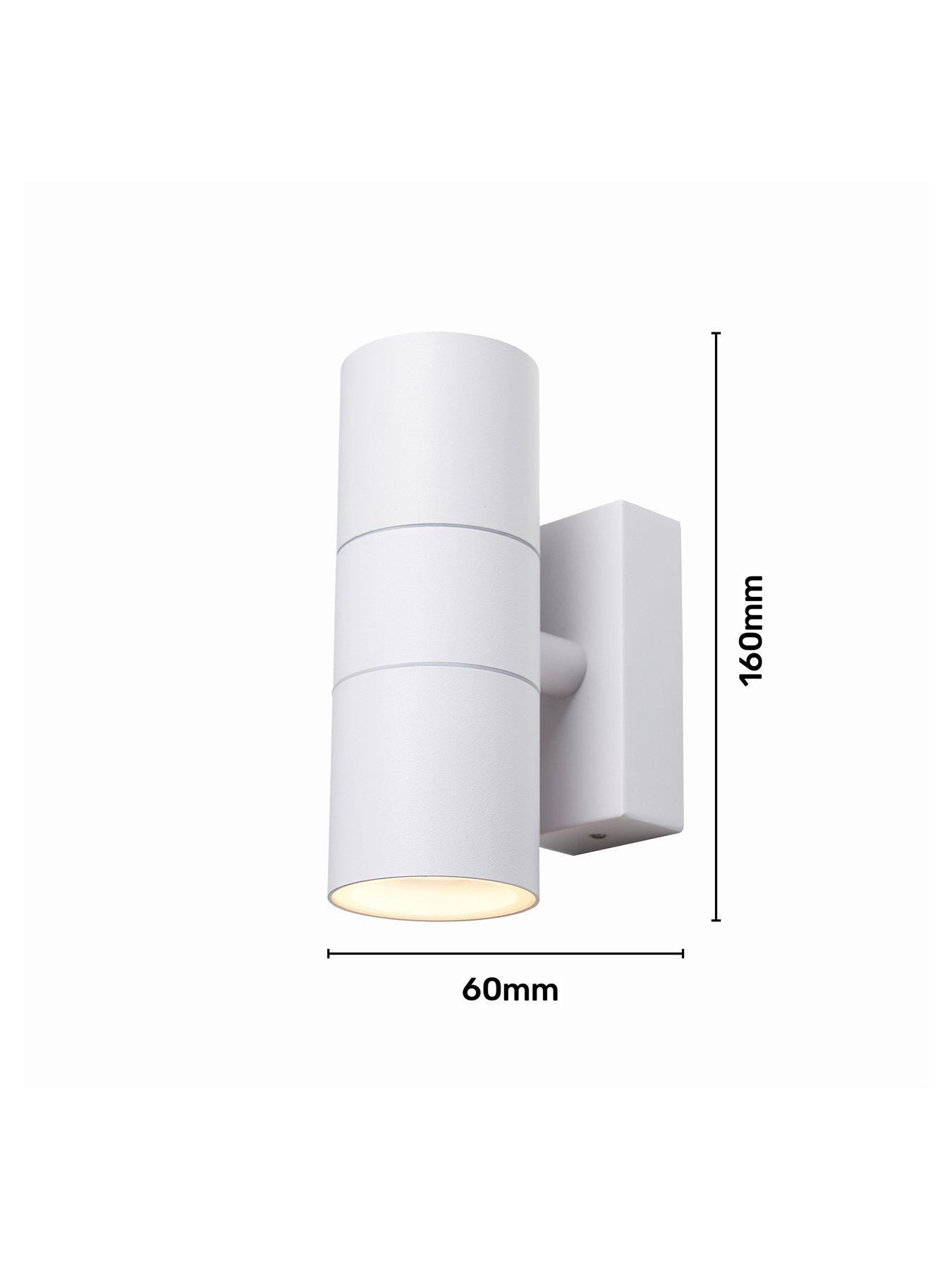 Image 7 of 7 of Leto IP65 2lt GU10 Wall light White