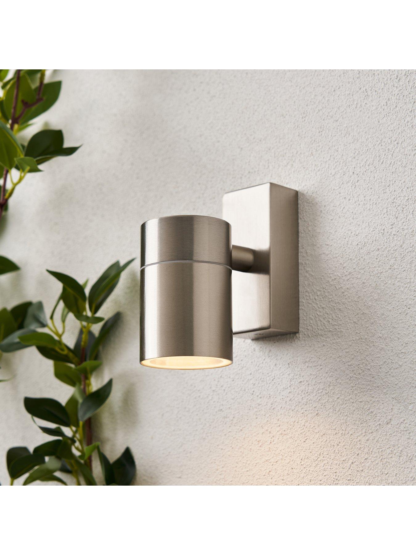 Image 1 of 7 of Leto IP65 Fixed Up or Down GU10 Wall Light SST