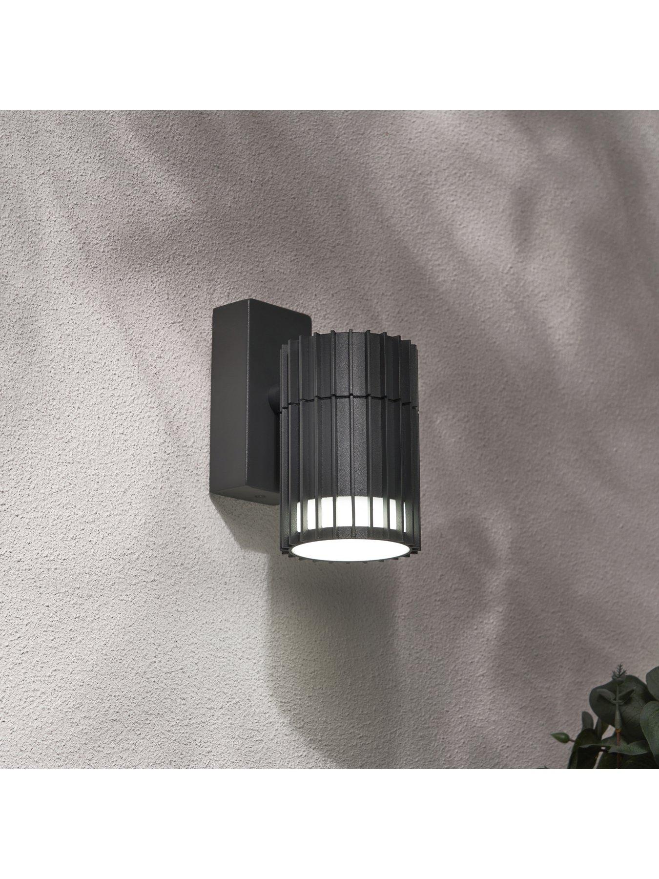 Zinc Muto 1 Light GU10 Fixed Downlight IP65 Anthracite