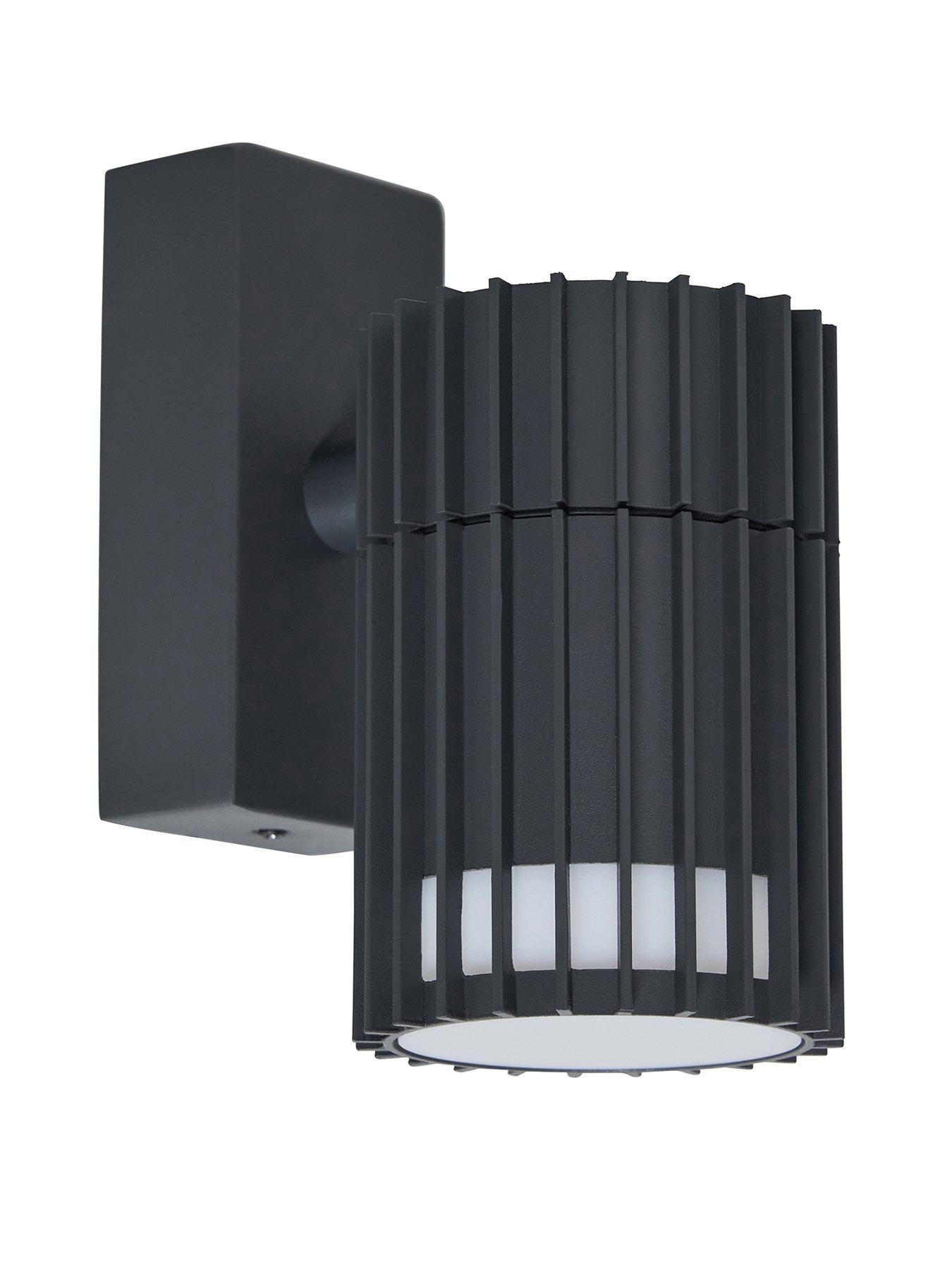  image of zinc-muto-1-light-gu10-fixed-downlight-ip65-anthracite