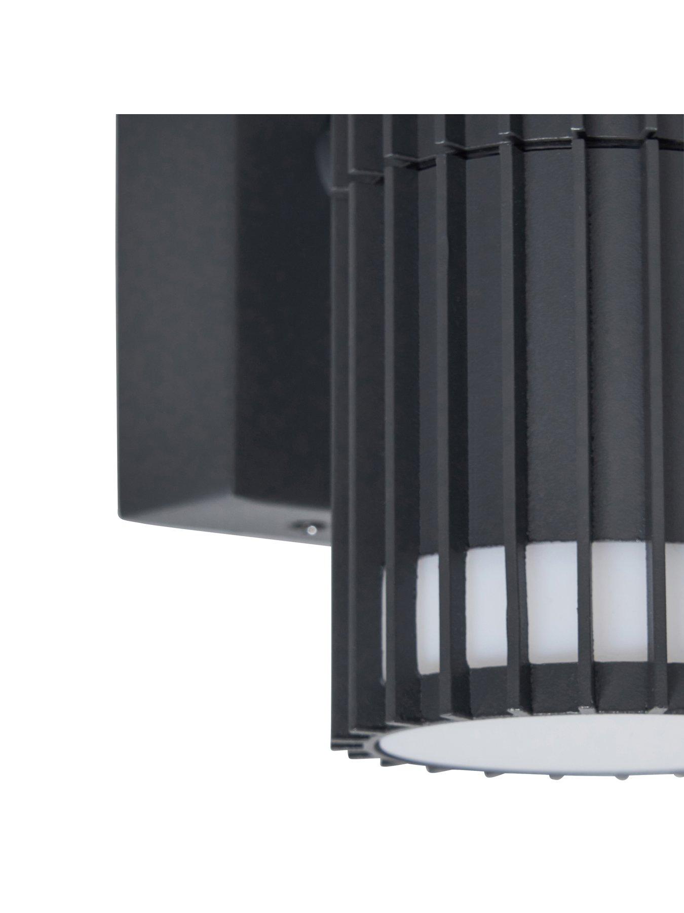  image of zinc-muto-1-light-gu10-fixed-downlight-ip65-anthracite