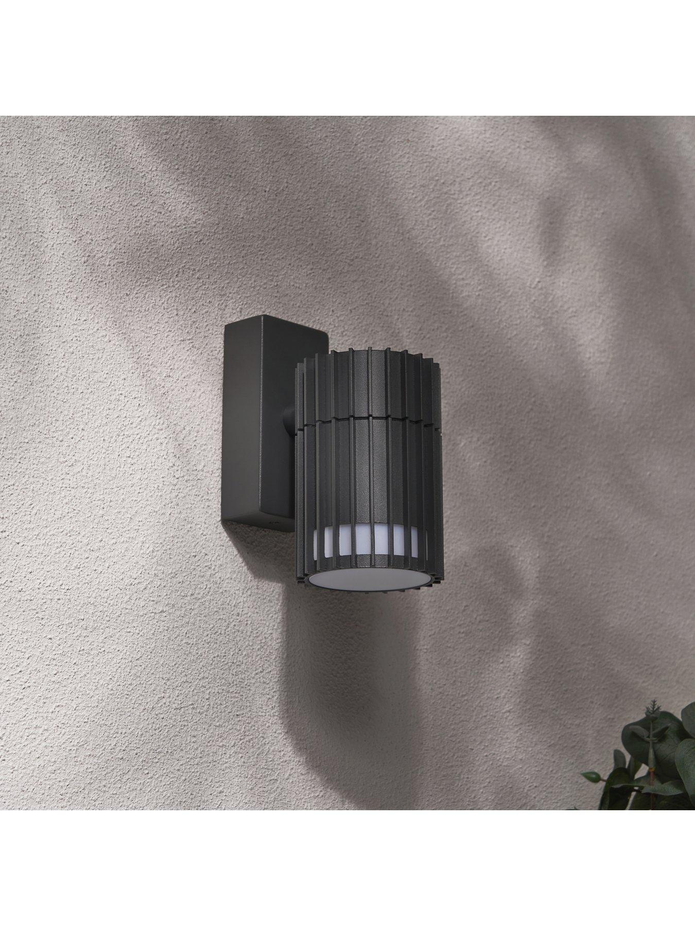  image of zinc-muto-1-light-gu10-fixed-downlight-ip65-anthracite
