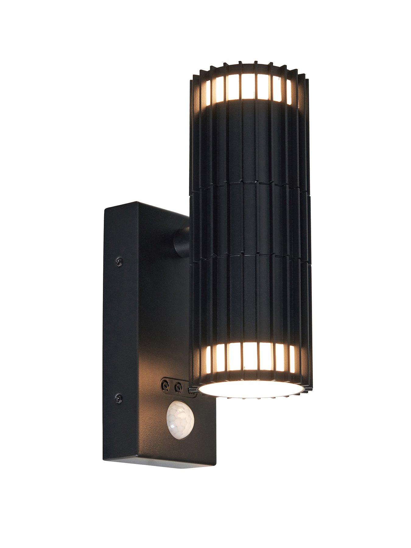 Image 3 of 7 of Muto 2 Light GU10 Up & Down WL w PIR IP65 Black