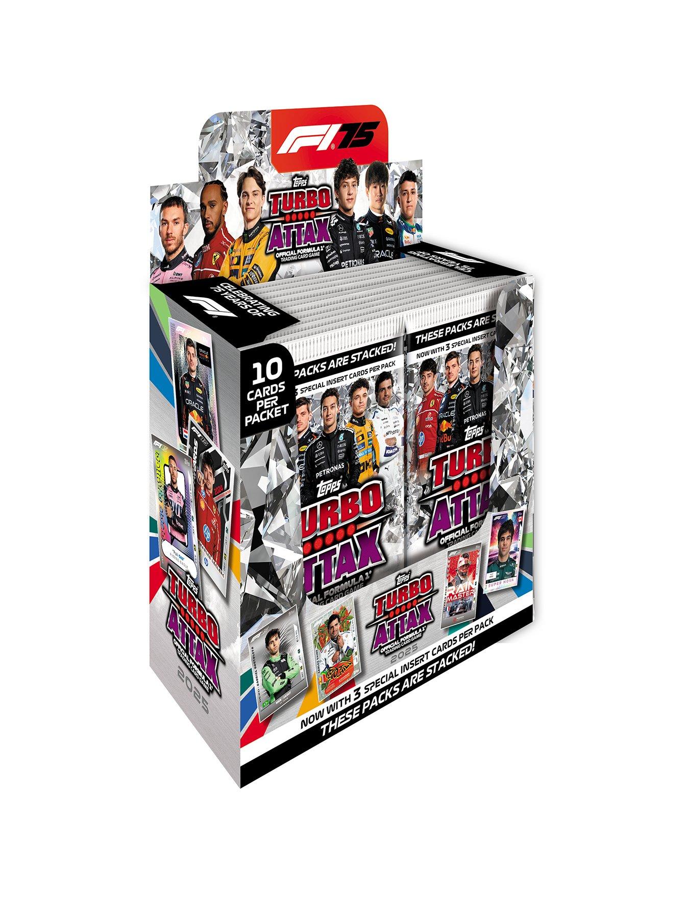 Topps F1 Turbo Attax 2025 Packet CDU (24 card packets per CDU)
