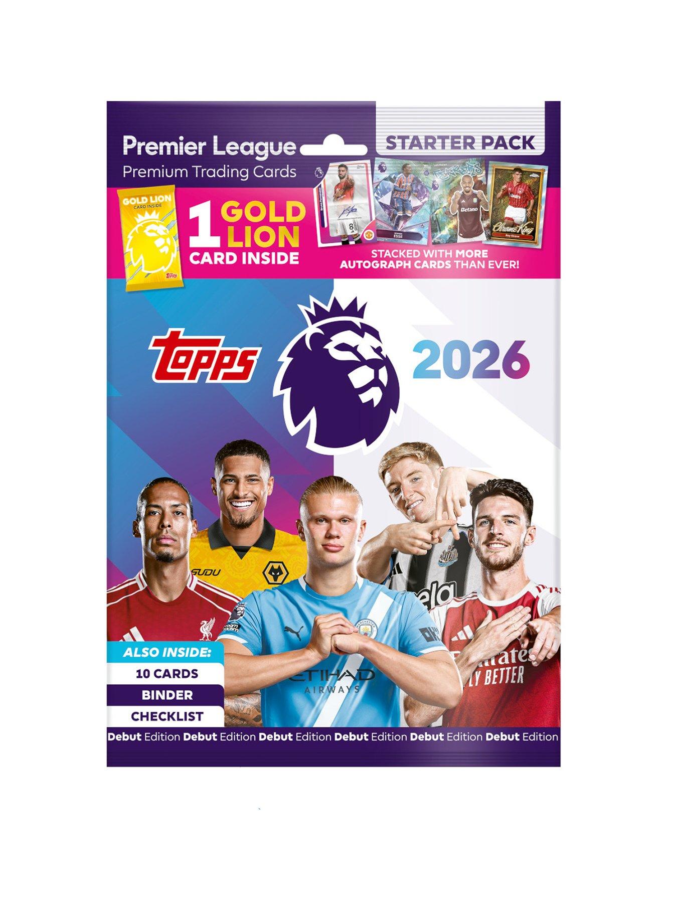 Image 1 of 8 of Topps Premier League 2025/26 Starter Pack Trading Cards