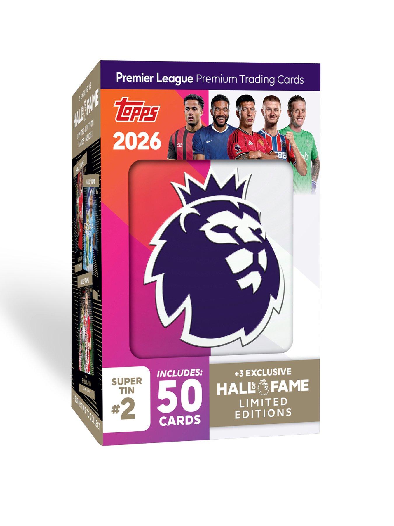 Image 1 of 8 of Topps Premier League 2025/26 Super Tin (Hall of Fame Series) 2