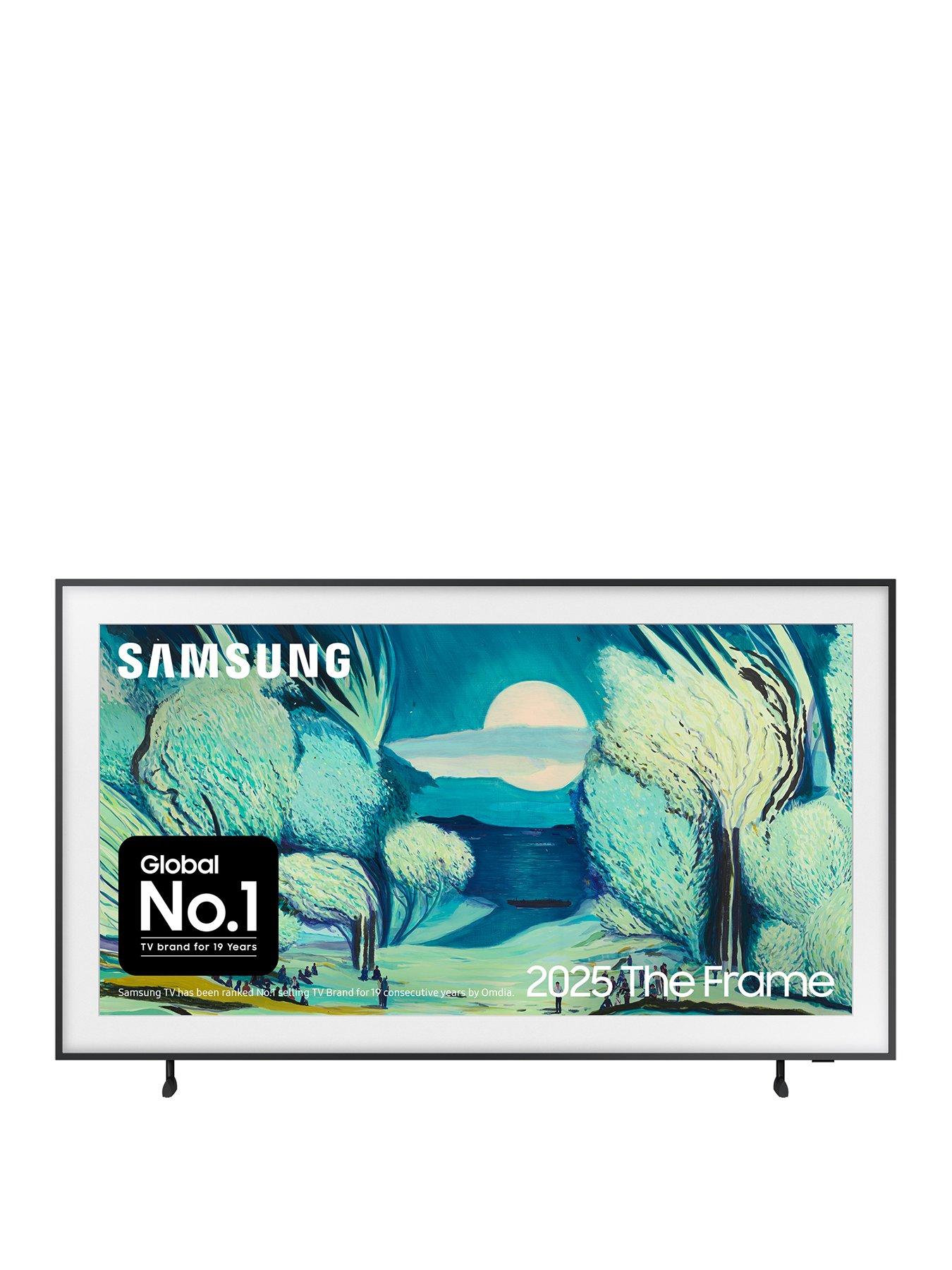 Image 1 of 8 of Samsung LS03F 65-inch The Frame QLED AI Smart TV with Art Mode &amp; Wall Mount - QE65LS03F