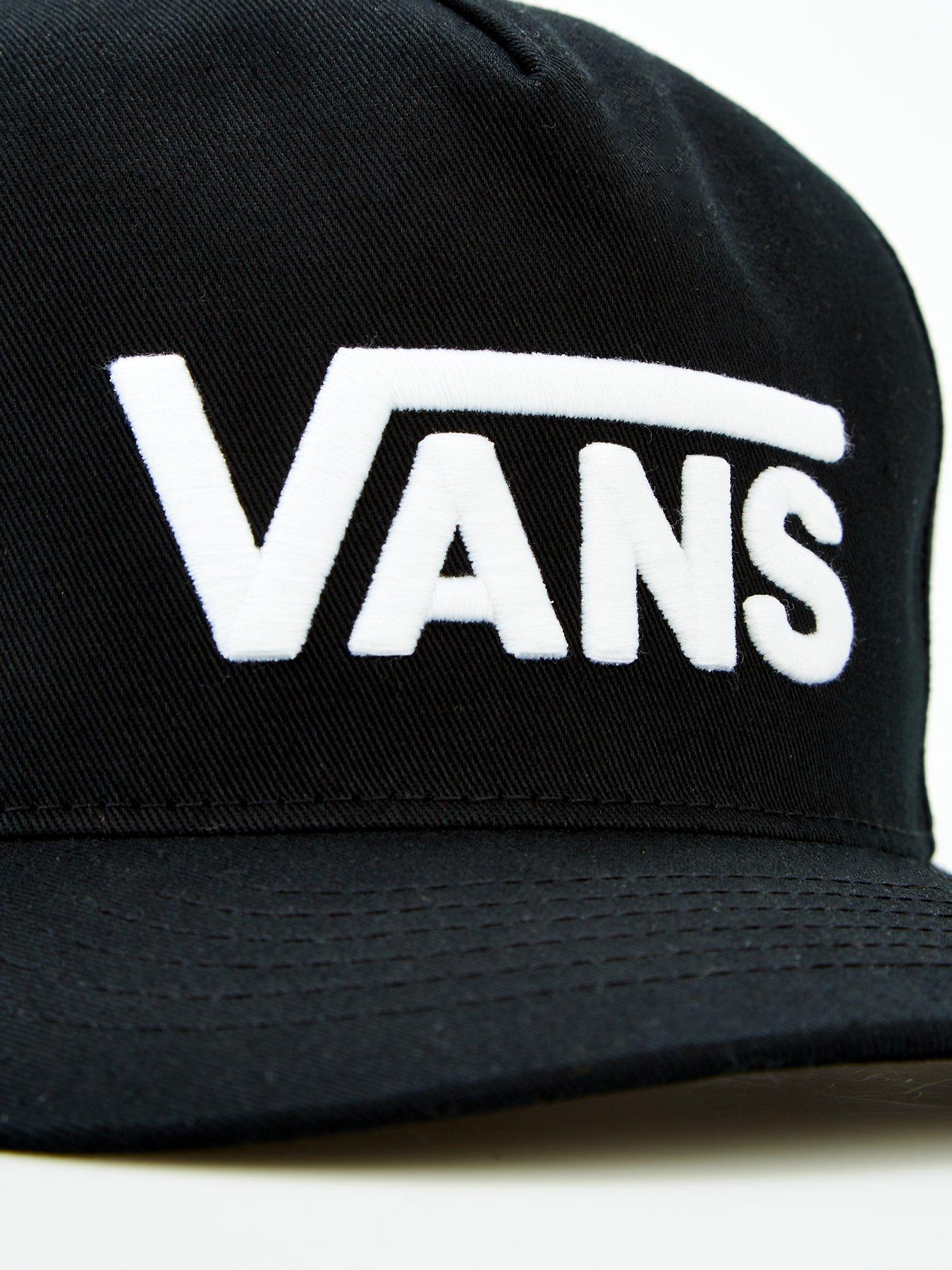 Image 2 of 4 of Vans Unisex Drop V Logo Snapback - Black