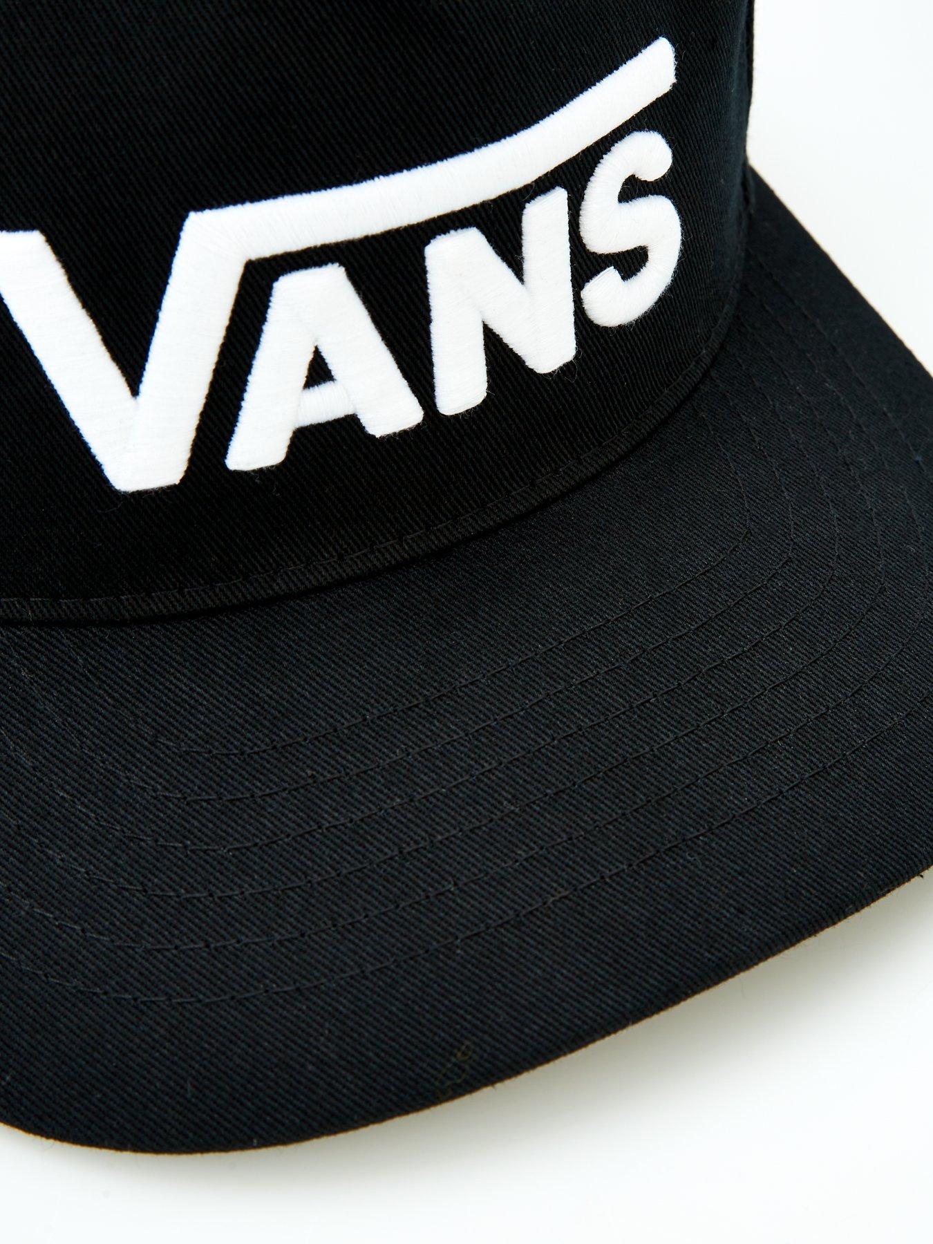 Image 3 of 4 of Vans Unisex Drop V Logo Snapback - Black
