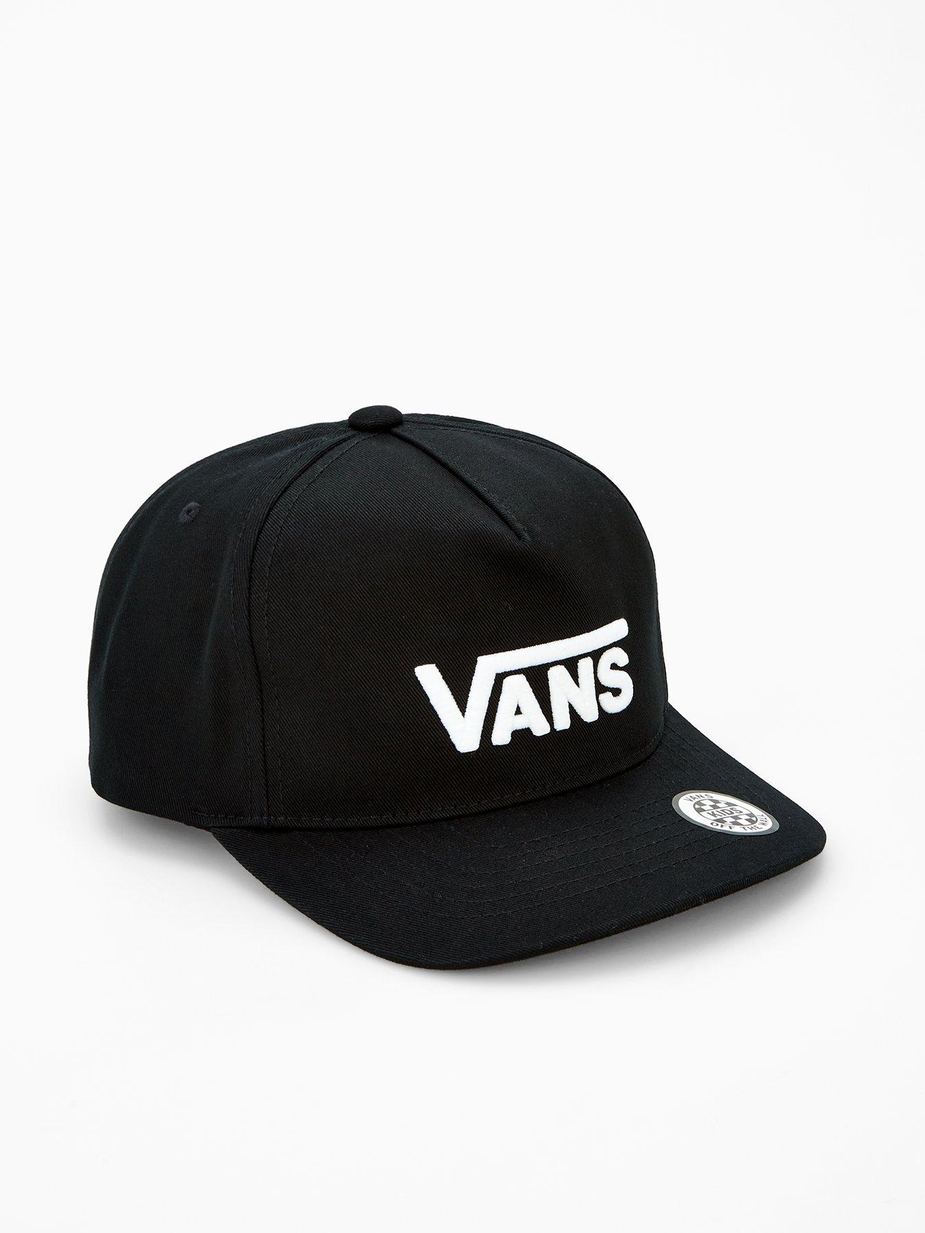 Image 1 of 4 of Vans Junior Drop V Logo Snapback - Black