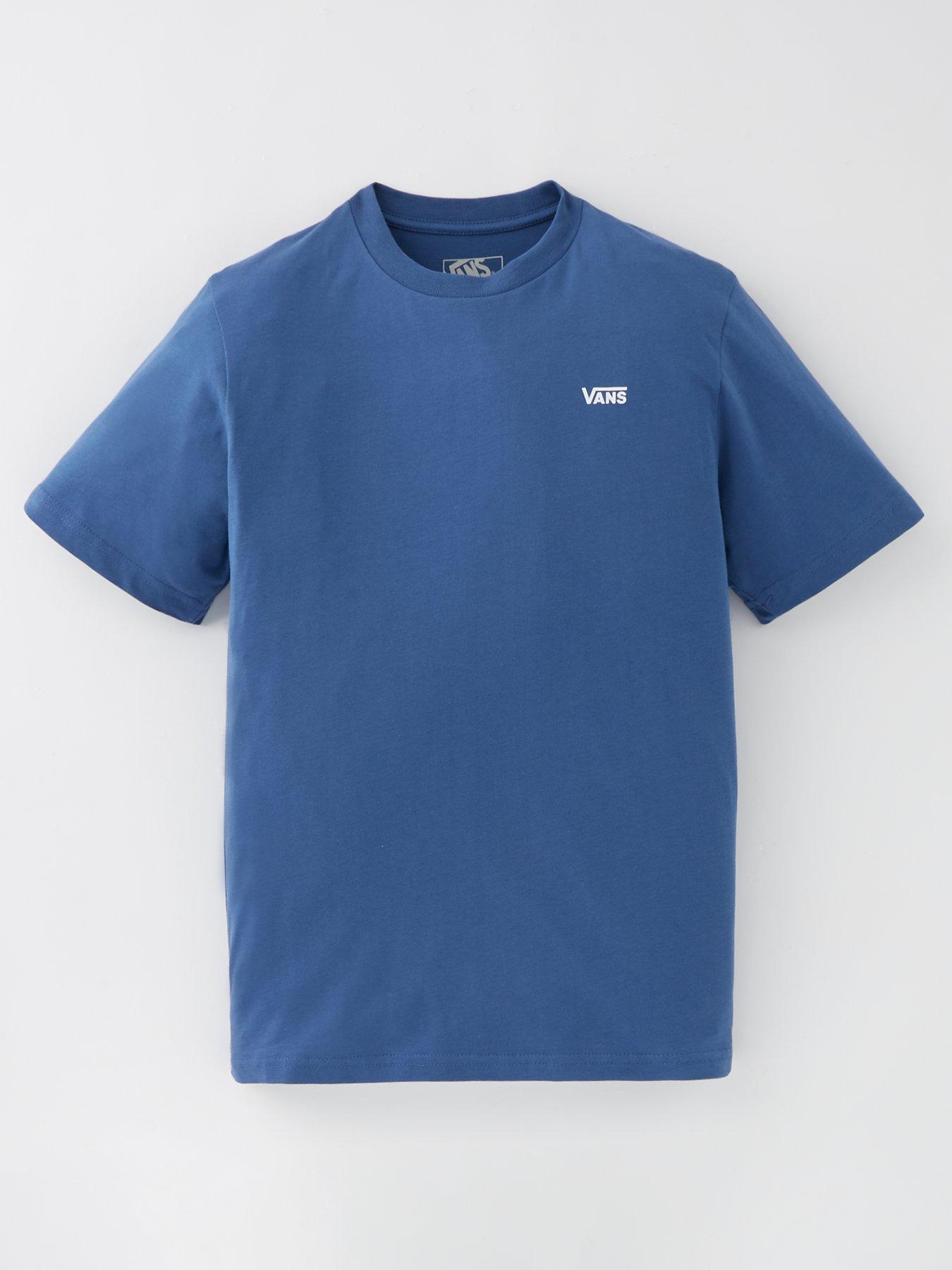 undefined Boys Left Chest T-shirt - Navy