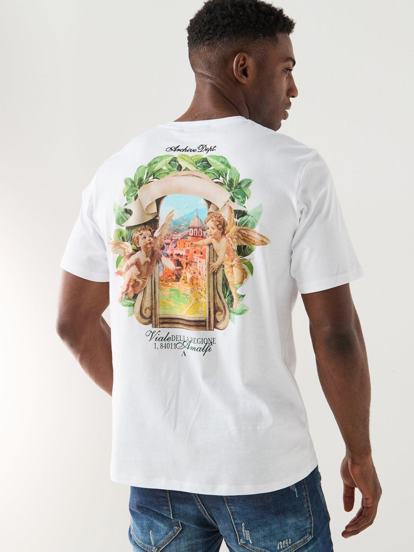 Alessandro Zavetti Arco Graphic Backprint T-Shirt - White
