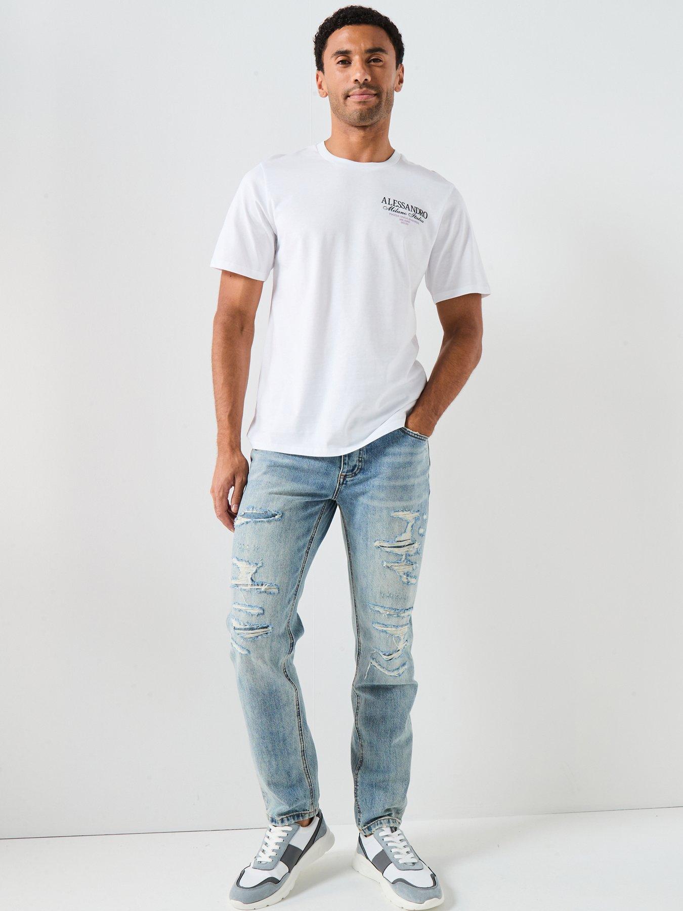 Image 3 of 4 of Alessandro Zavetti Alessandro Zavetti Spiaggia Loose Fit Jeans