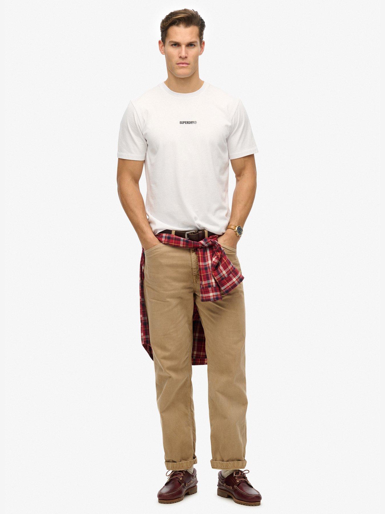 Image 2 of 5 of Superdry Micro Logo T Shirt - White