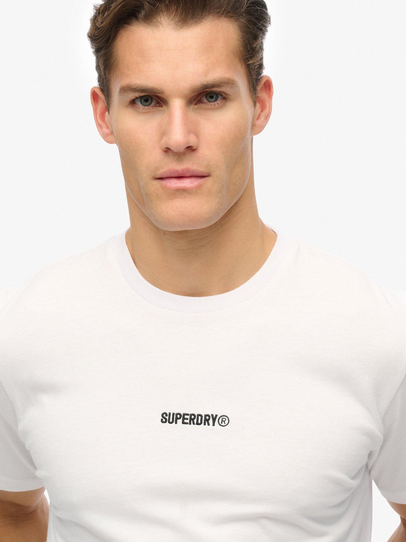 Image 3 of 5 of Superdry Micro Logo T Shirt - White