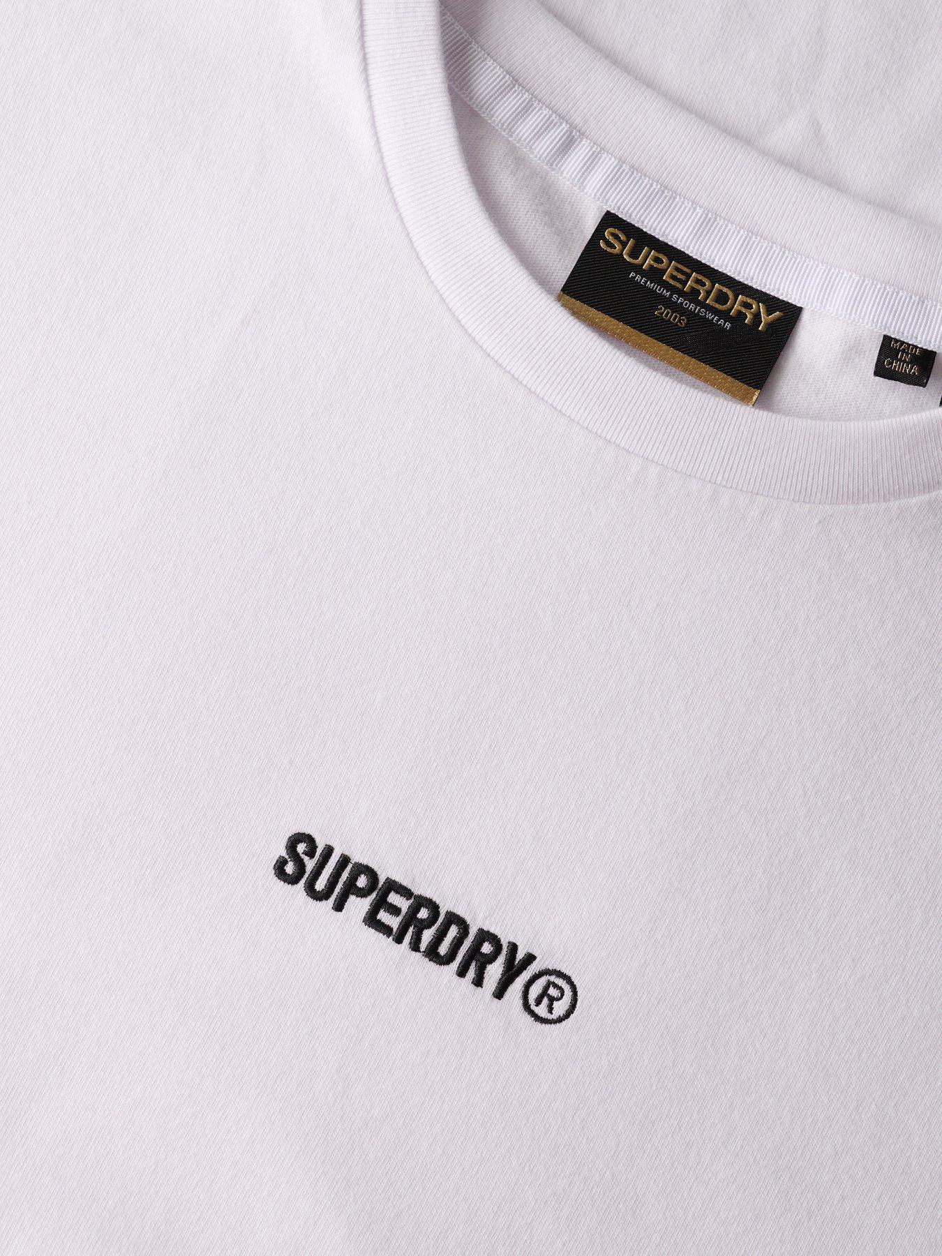 Image 5 of 5 of Superdry Micro Logo T Shirt - White