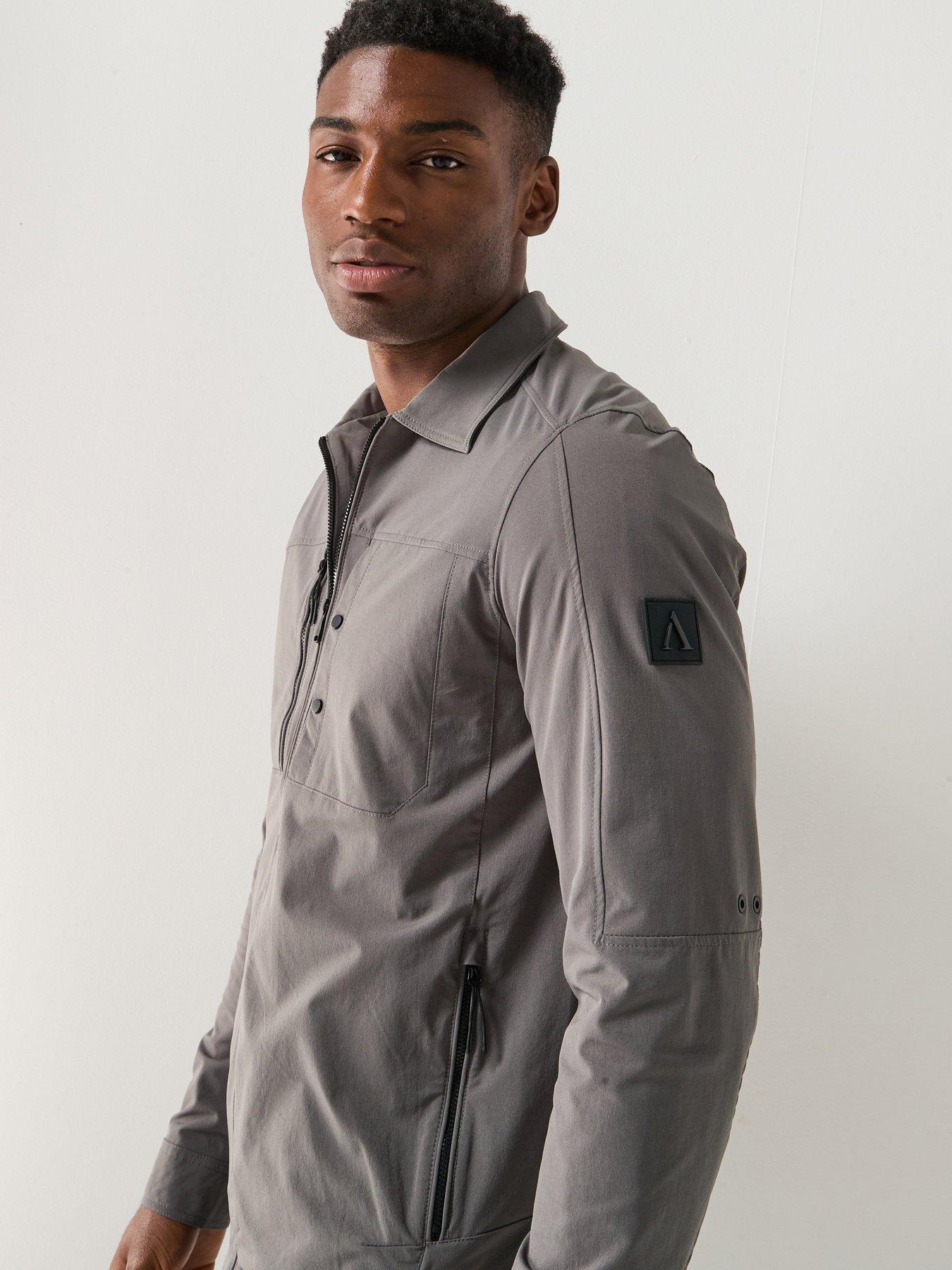 Image 6 of 6 of Alessandro Zavetti Saverio Overshirt - Grey