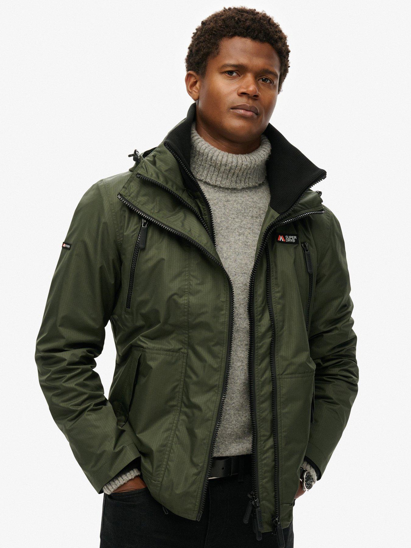 undefined Hooded Mountain Windbreaker Jacket - Green