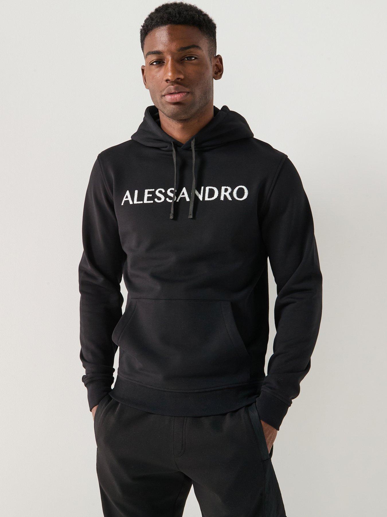 Alessandro Zavetti Calcio Graphic Oth Hoodie - Black
