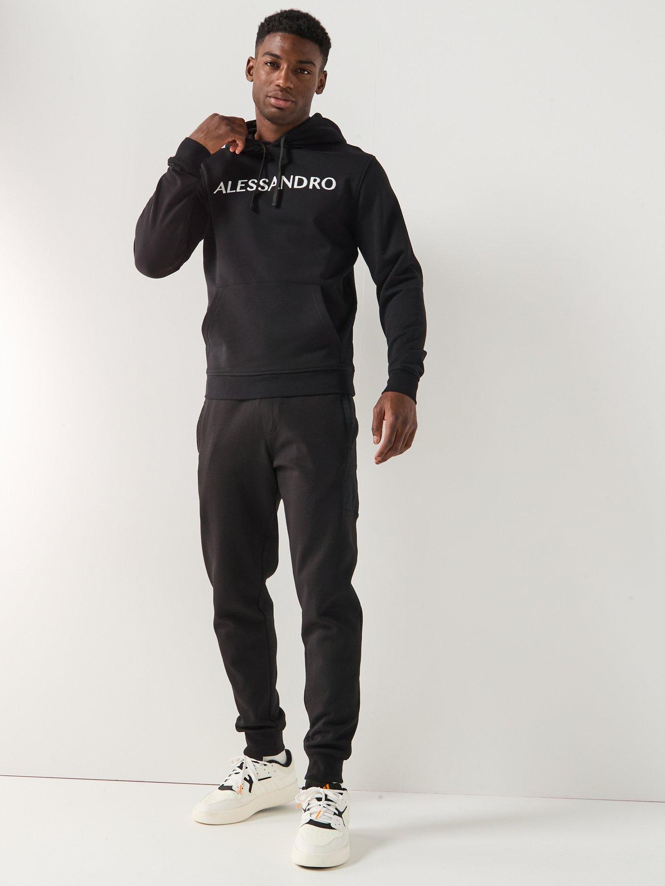 Image 3 of 6 of Alessandro Zavetti Calcio Graphic Oth Hoodie - Black