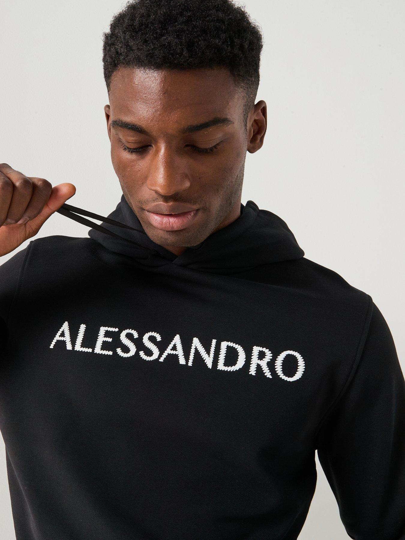 Image 5 of 6 of Alessandro Zavetti Calcio Graphic Oth Hoodie - Black
