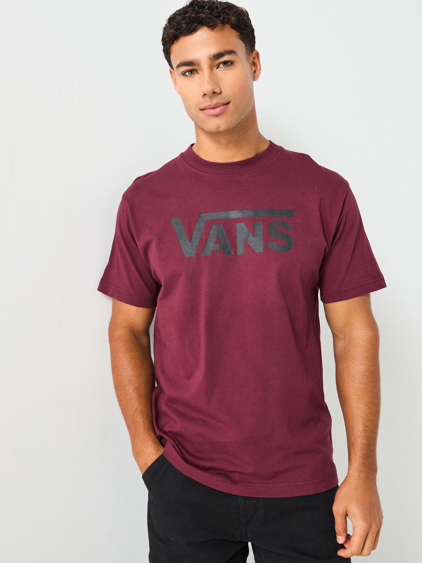 undefined Mens Classic Short Sleeve T-Shirt - Dark Red