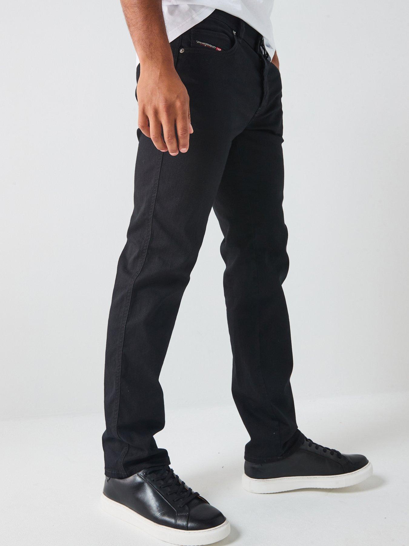 Image 1 of 6 of Diesel D-Vyl Slim Straight Fit Jeans - Black