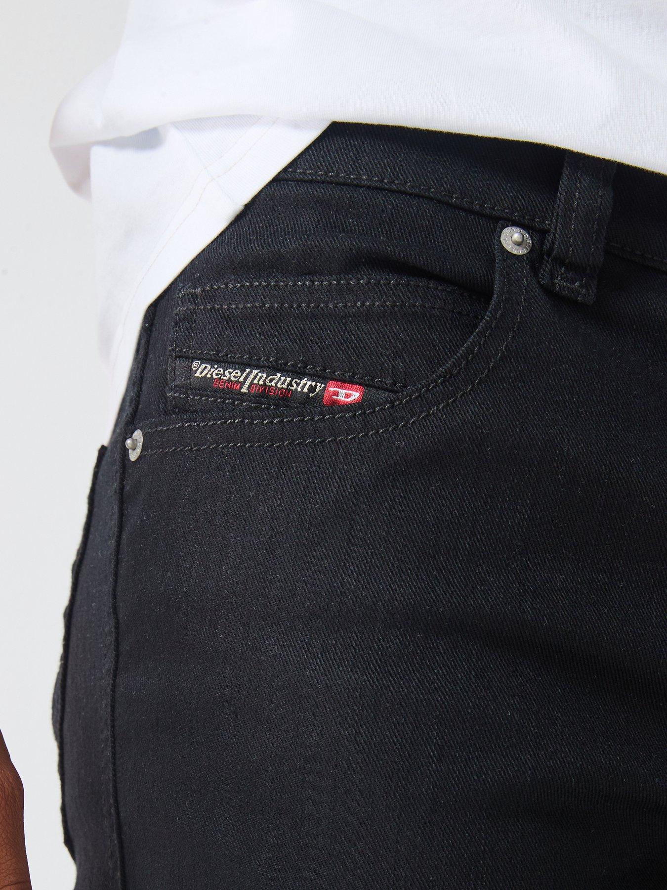 Image 4 of 6 of Diesel D-Vyl Slim Straight Fit Jeans - Black