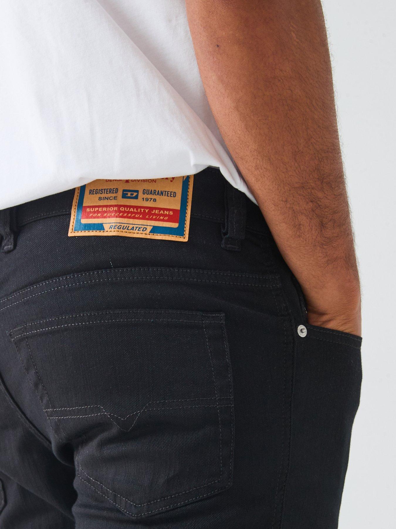 Image 5 of 6 of Diesel D-Vyl Slim Straight Fit Jeans - Black