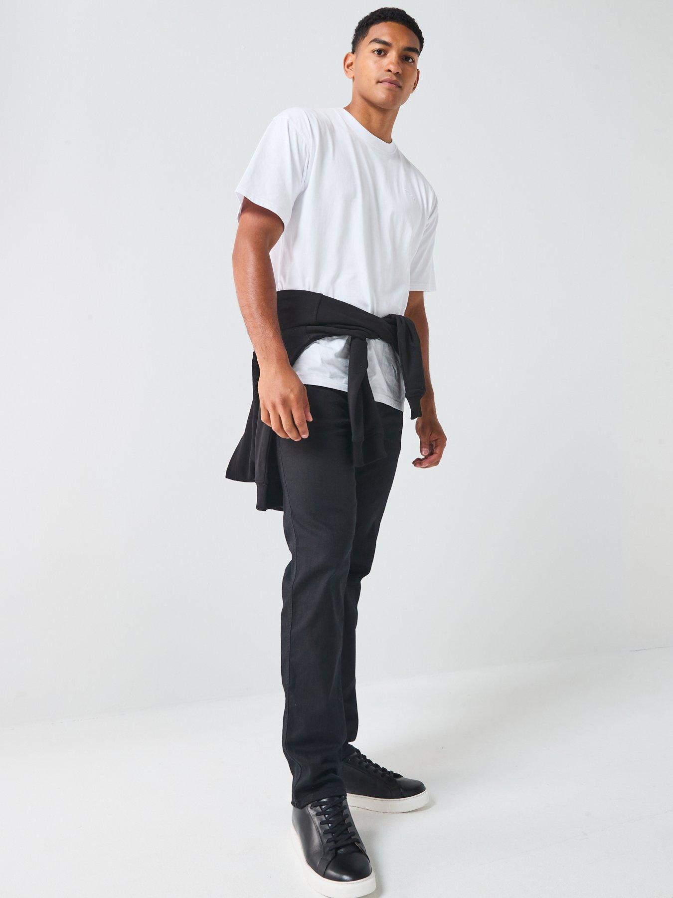 Image 6 of 6 of Diesel D-Vyl Slim Straight Fit Jeans - Black
