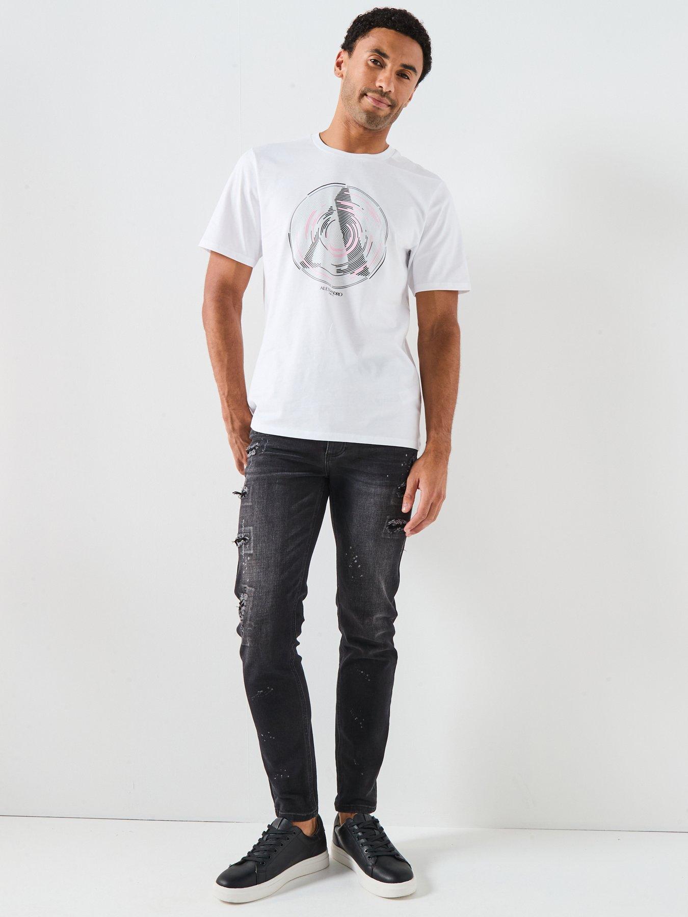 Image 3 of 5 of Alessandro Zavetti Alessandro Zavetti Apollo 005 Slim Fit Jeans
