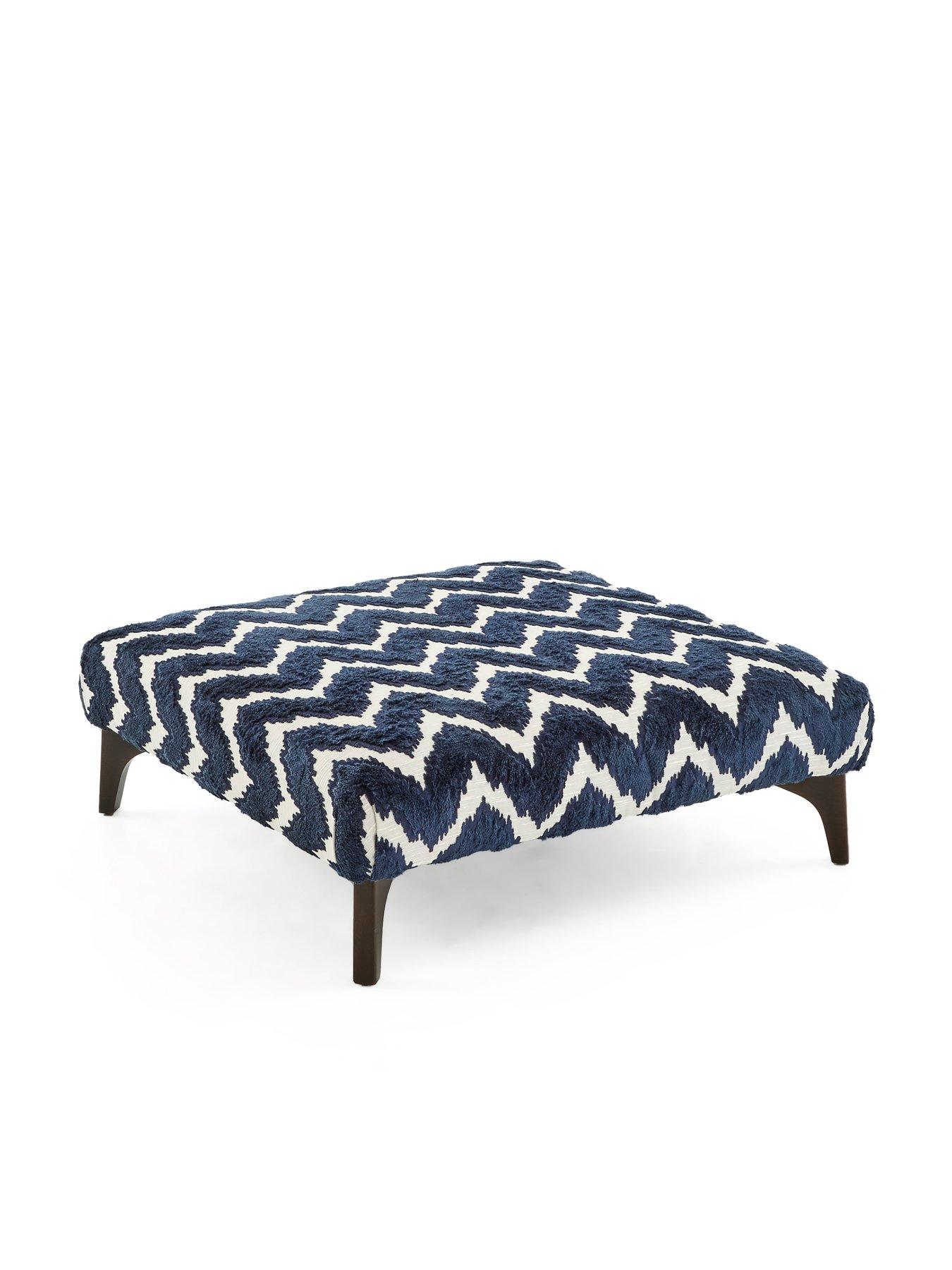 Image 5 of 7 of Very Home Mayfair 3 Seater Fabric Sofa With Patterned Footstool&nbsp;- Made to Order in the UK
