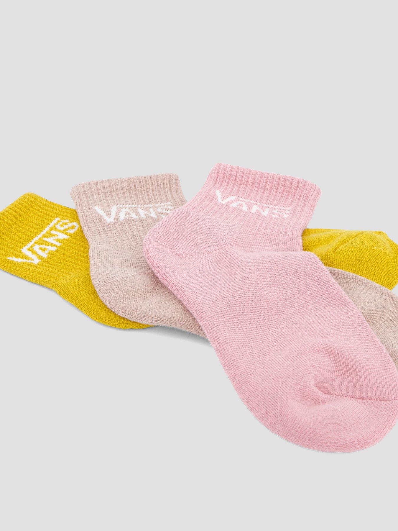 Image 3 of 4 of Vans Womens Classic Half Crew Socks - Pink