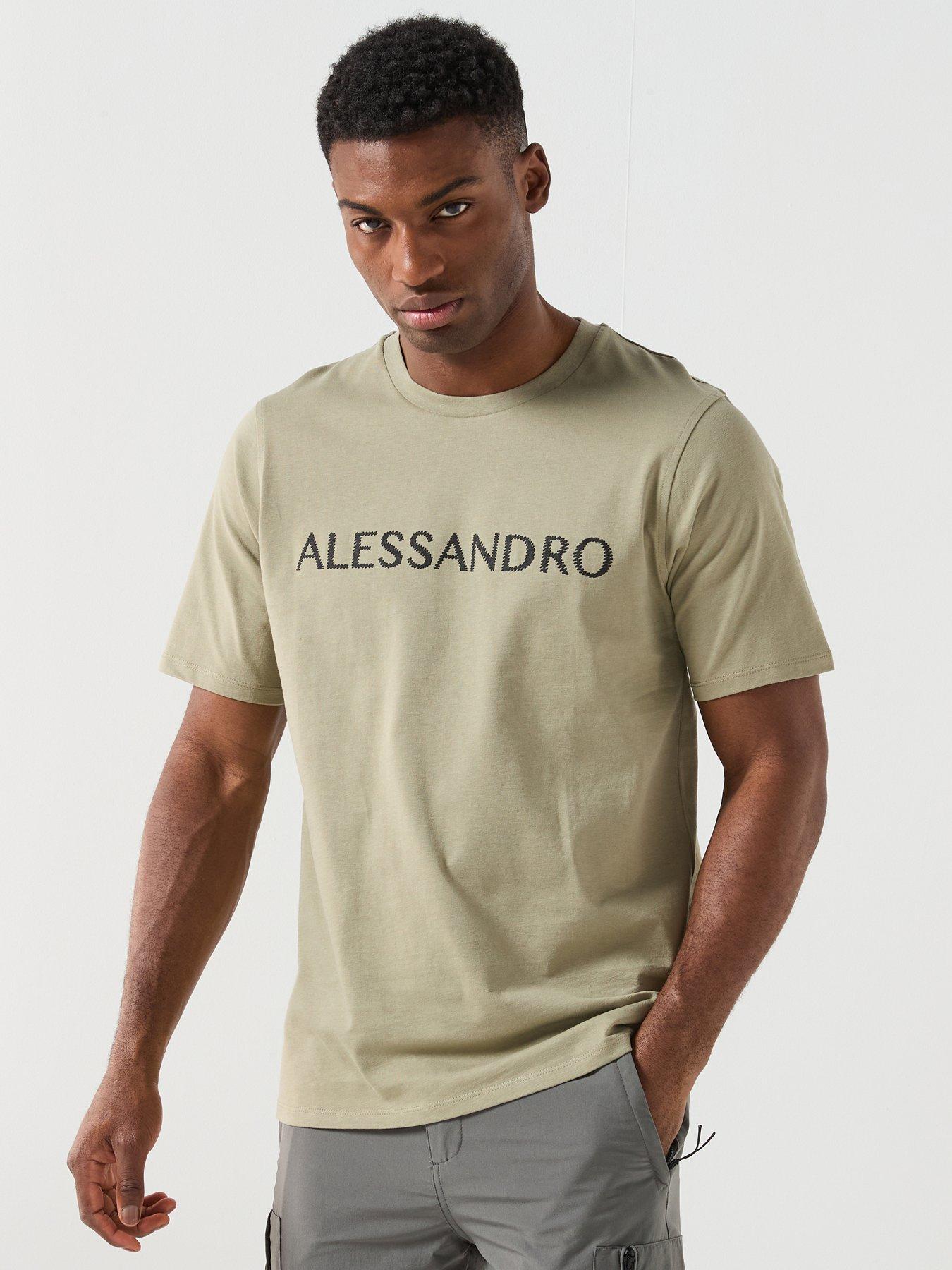 Alessandro Zavetti Calcio Graphic T-Shirt - Grey